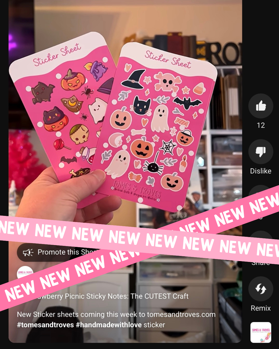 Mystery Bookish Stickers