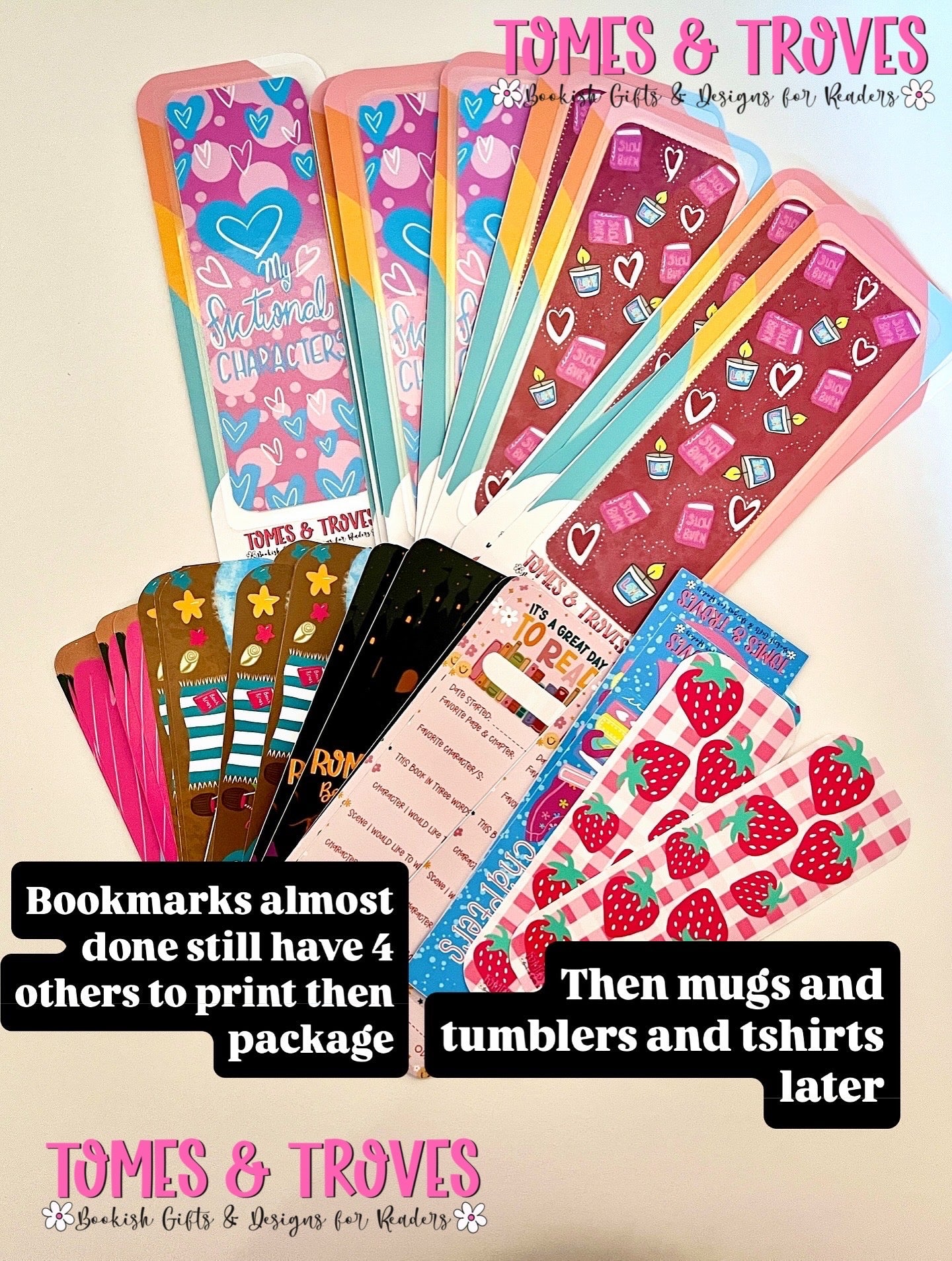 Mystery Bookish Bookmarks and Magnetic Bookmarks