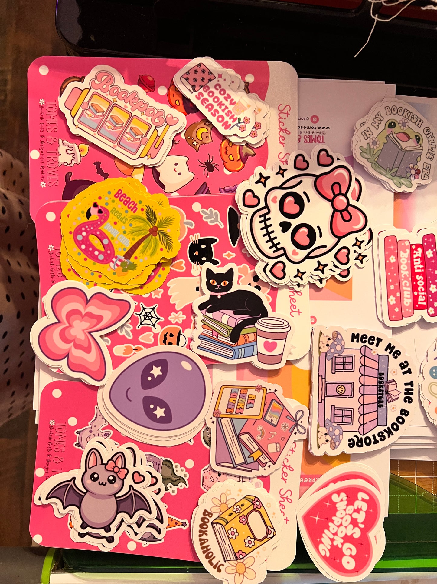 Mystery Bookish Stickers