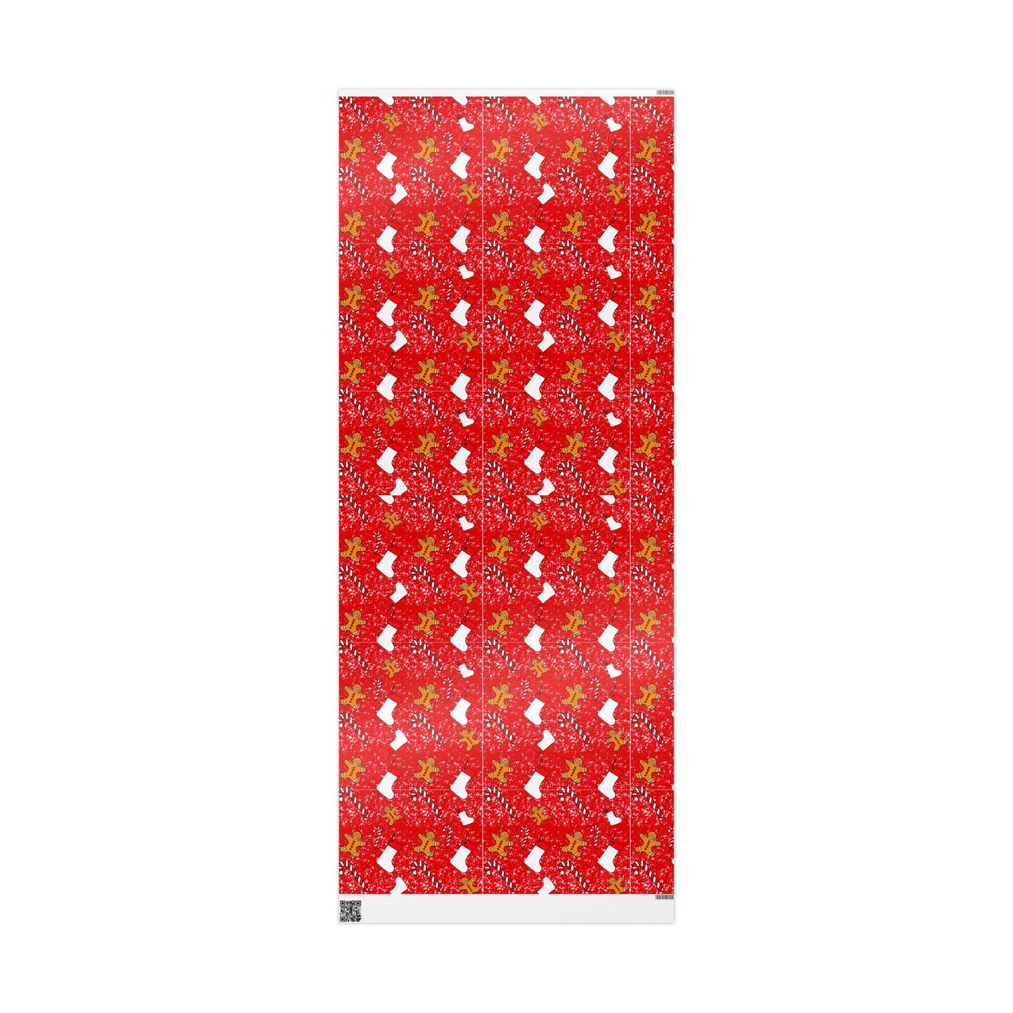 Gingerbread candy cane hand drawn Christmas Wrapping Papers - Tomes and Troves
