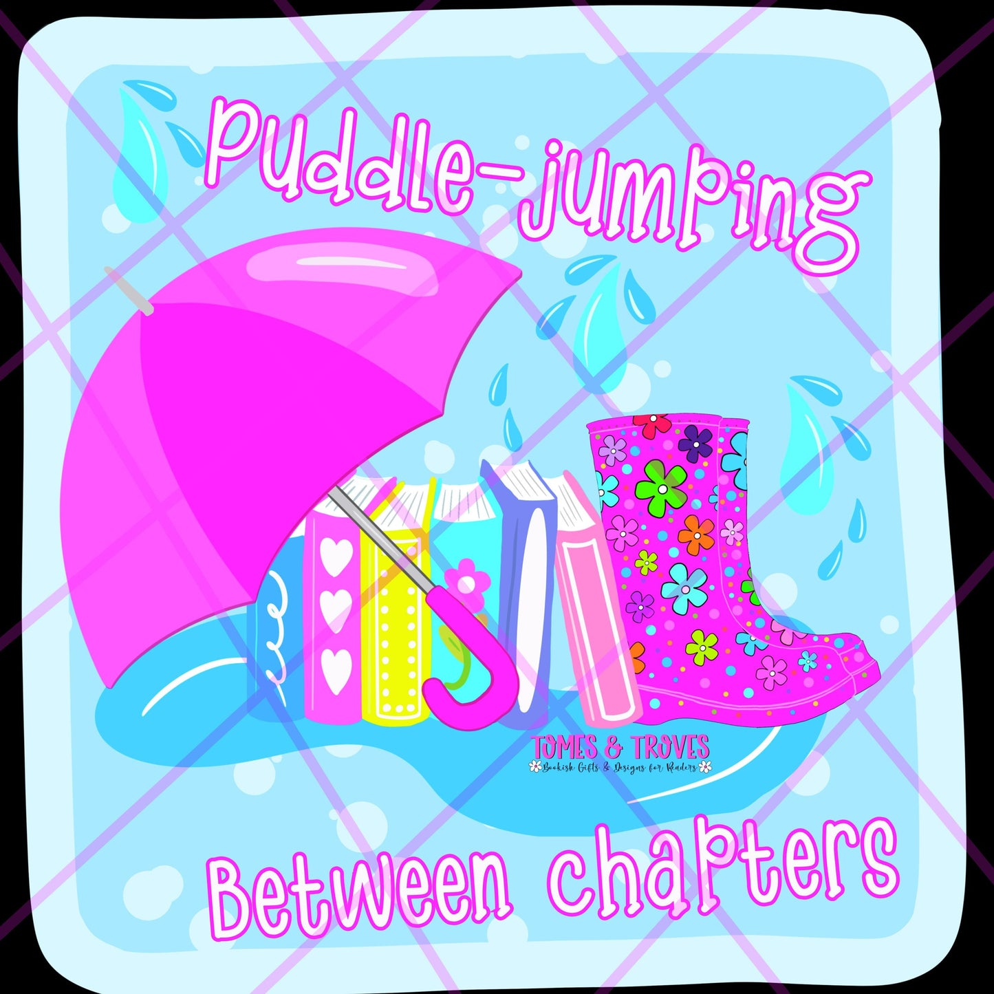 Rainy Day Puddle Jumping drawn Stickers, Cute Animal Stickers, Laptop Decals, Vinyl Sticker Pack, Planner Accessories, - Tomes and Troves