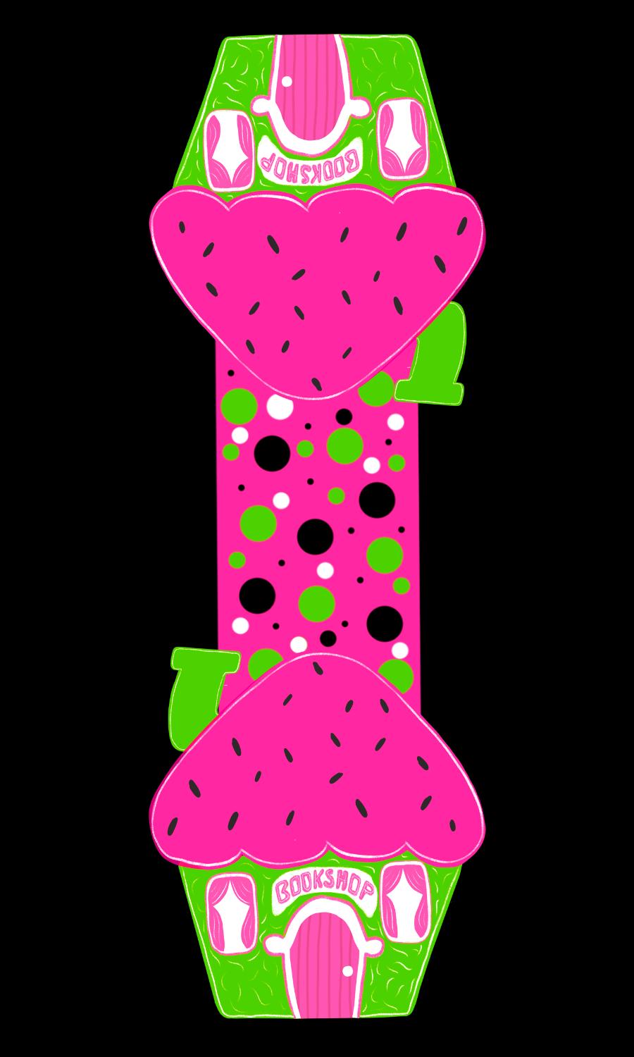 Strawberry Library Magnetic Bookmark - Tomes and Troves