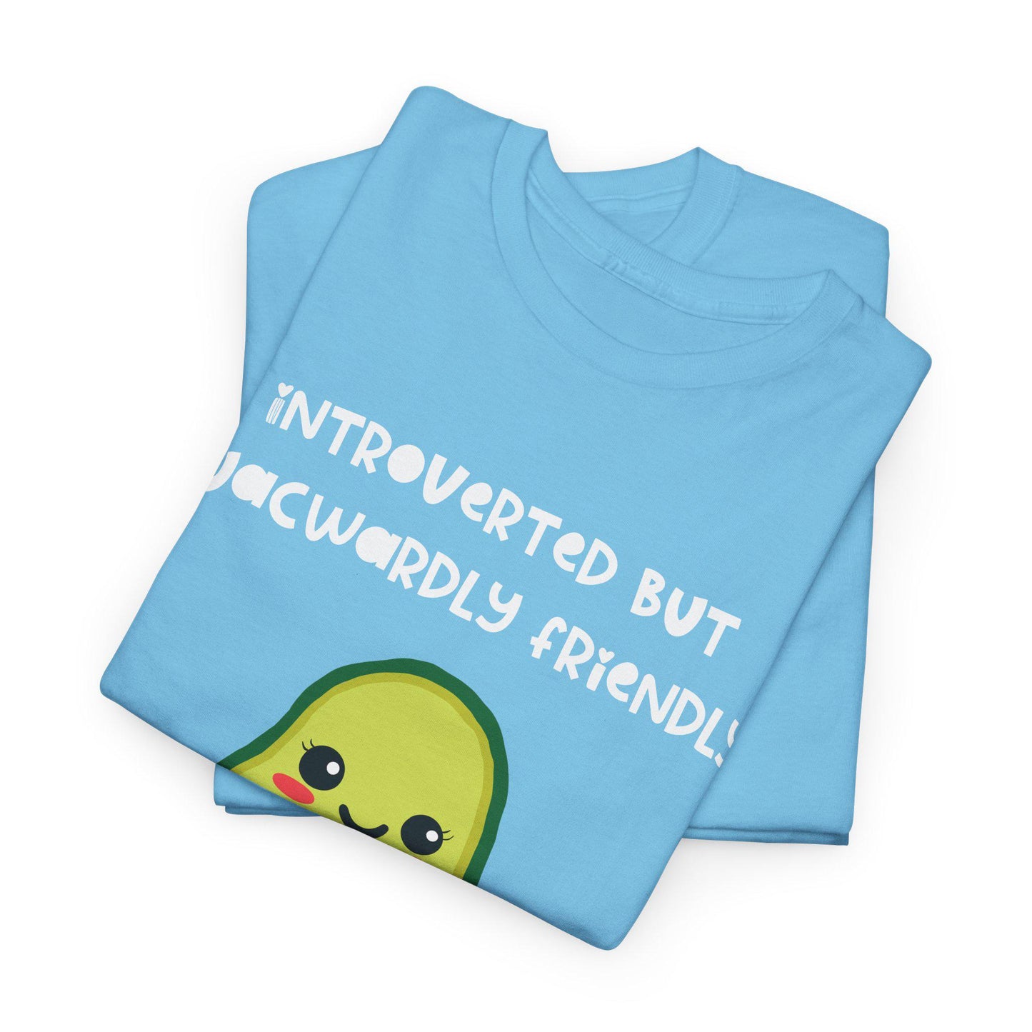 Cute hand drawn Avocado Tee - Fun Graphic T-Shirt, Unisex Cotton Tee, Gift for Avocado Lovers, Casual Wear, Summer Fashion - Tomes and Troves