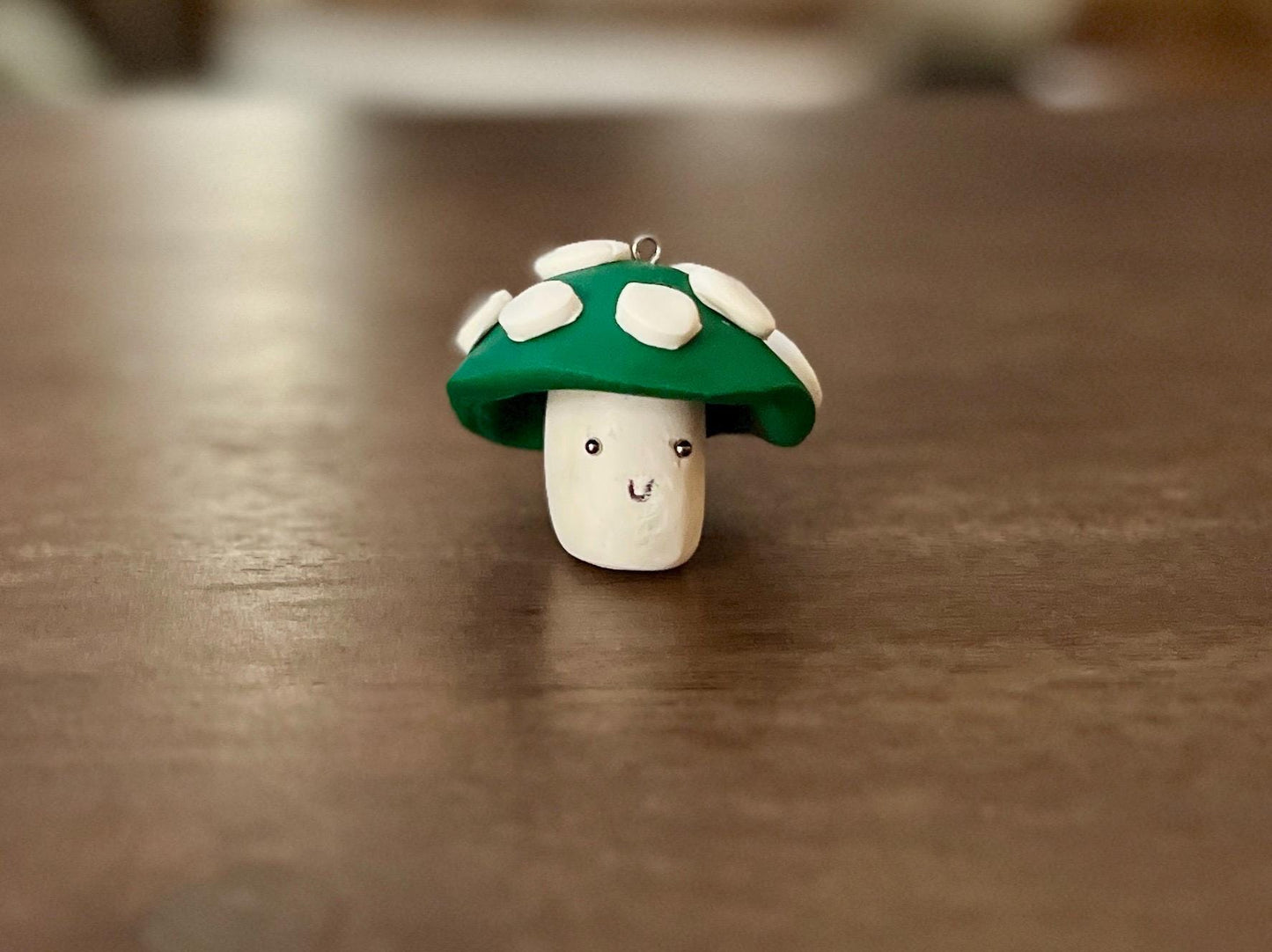 Mushroom NFC Kindle phone or keychain charm rewritable - Tomes and Troves