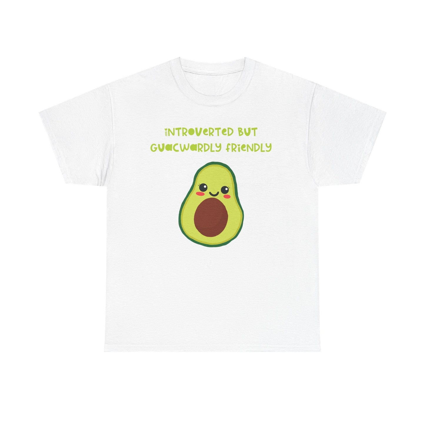 Cute hand drawn Avocado Tee - Fun Graphic T-Shirt, Unisex Cotton Tee, Gift for Avocado Lovers, Casual Wear, Summer Fashion - Tomes and Troves