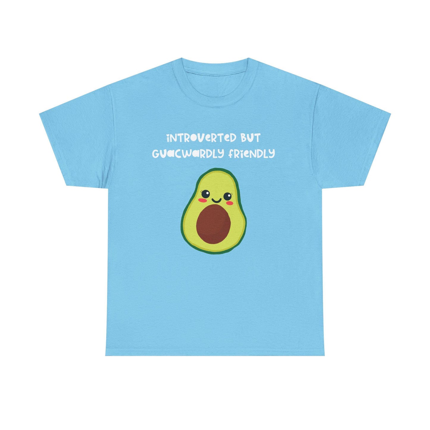 Cute hand drawn Avocado Tee - Fun Graphic T-Shirt, Unisex Cotton Tee, Gift for Avocado Lovers, Casual Wear, Summer Fashion - Tomes and Troves