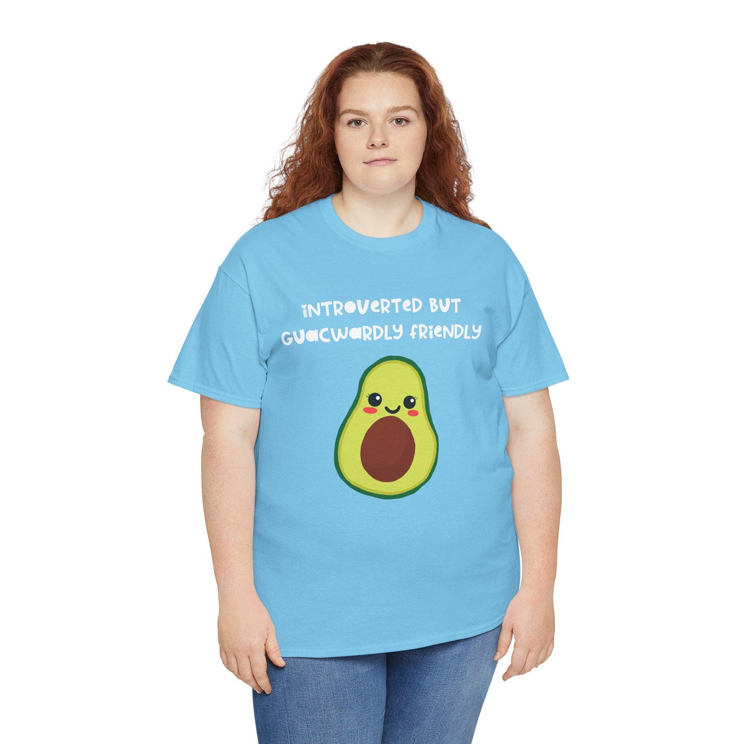 Cute hand drawn Avocado Tee - Fun Graphic T-Shirt, Unisex Cotton Tee, Gift for Avocado Lovers, Casual Wear, Summer Fashion - Tomes and Troves