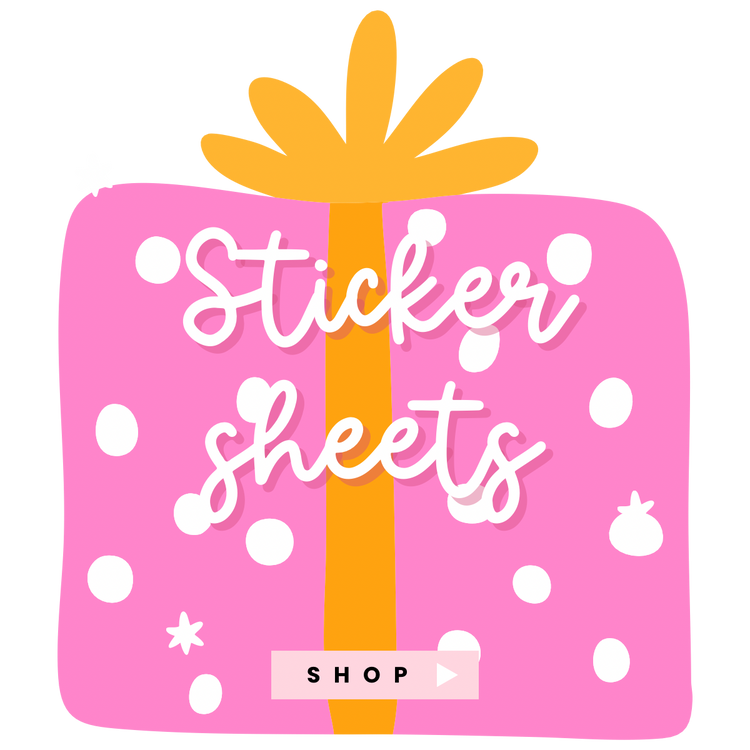 Sticker Sheets | Literary Stickers for Journals & Planners | Bookish | Tomes & Troves