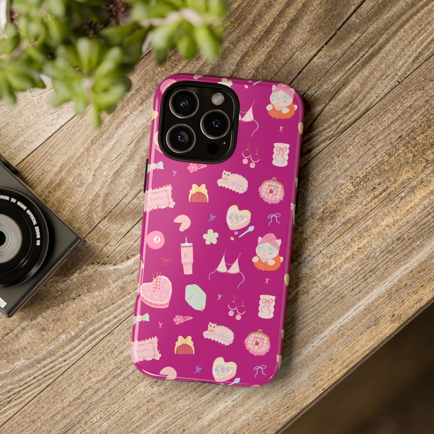 Just a Girl Cute Patterned Phone Case for Tough Protection, Fun Floral Cases, Trendy Accessory, Gift for Her, Vibrant Tech Cover