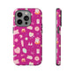 Just a Girl Cute Patterned Phone Case for Tough Protection, Fun Floral Cases, Trendy Accessory, Gift for Her, Vibrant Tech Cover