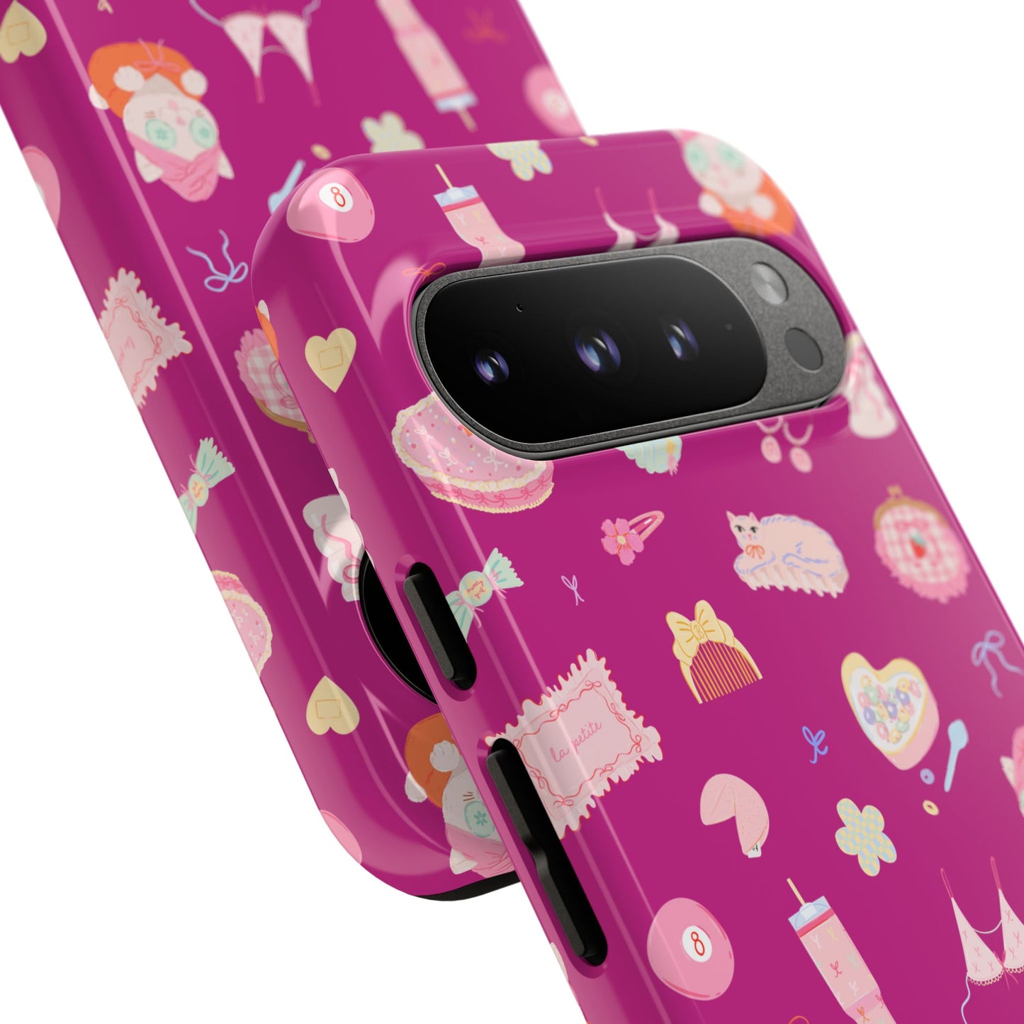 Just a Girl Cute Patterned Phone Case for Tough Protection, Fun Floral Cases, Trendy Accessory, Gift for Her, Vibrant Tech Cover