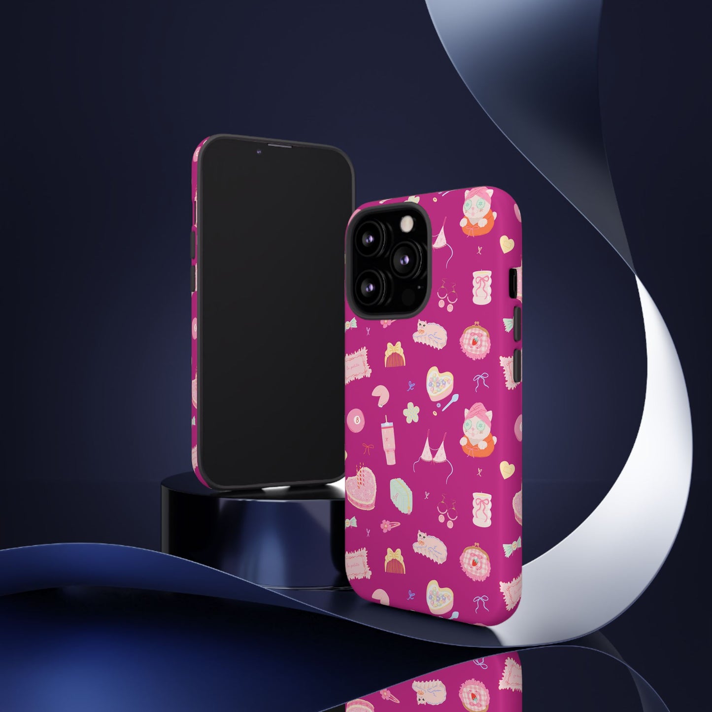 Just a Girl Cute Patterned Phone Case for Tough Protection, Fun Floral Cases, Trendy Accessory, Gift for Her, Vibrant Tech Cover
