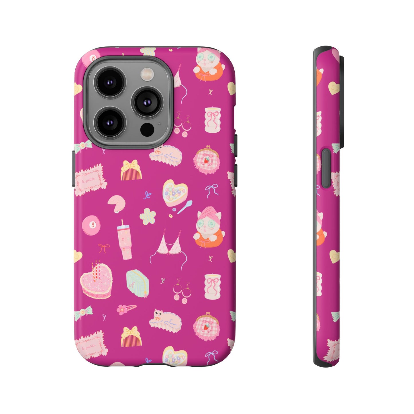 Just a Girl Cute Patterned Phone Case for Tough Protection, Fun Floral Cases, Trendy Accessory, Gift for Her, Vibrant Tech Cover
