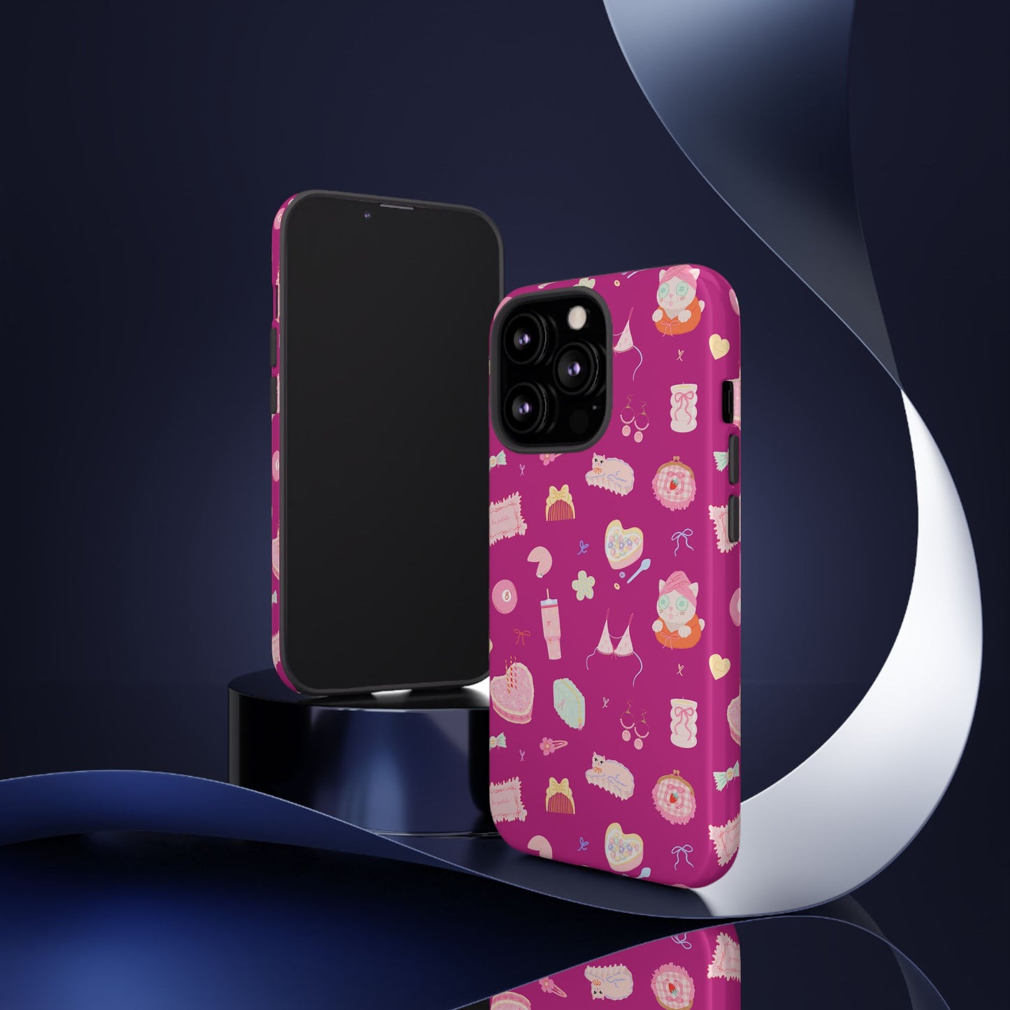 Just a Girl Cute Patterned Phone Case for Tough Protection, Fun Floral Cases, Trendy Accessory, Gift for Her, Vibrant Tech Cover
