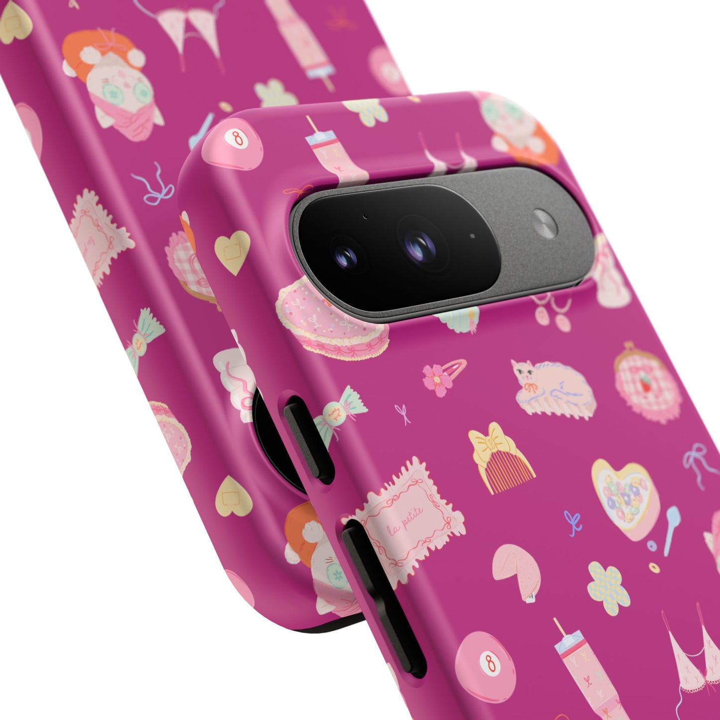 Just a Girl Cute Patterned Phone Case for Tough Protection, Fun Floral Cases, Trendy Accessory, Gift for Her, Vibrant Tech Cover