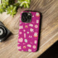 Just a Girl Cute Patterned Phone Case for Tough Protection, Fun Floral Cases, Trendy Accessory, Gift for Her, Vibrant Tech Cover