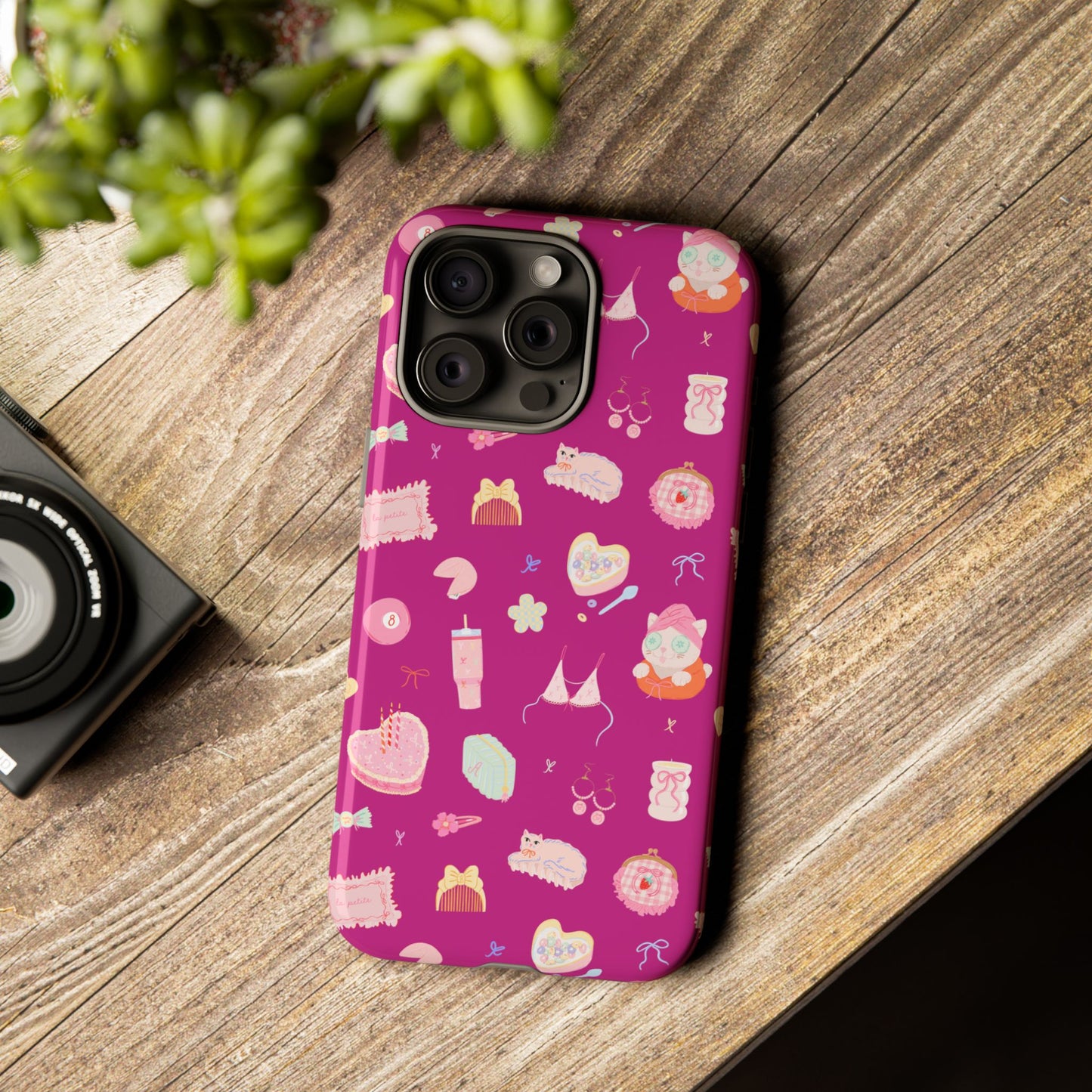 Just a Girl Cute Patterned Phone Case for Tough Protection, Fun Floral Cases, Trendy Accessory, Gift for Her, Vibrant Tech Cover
