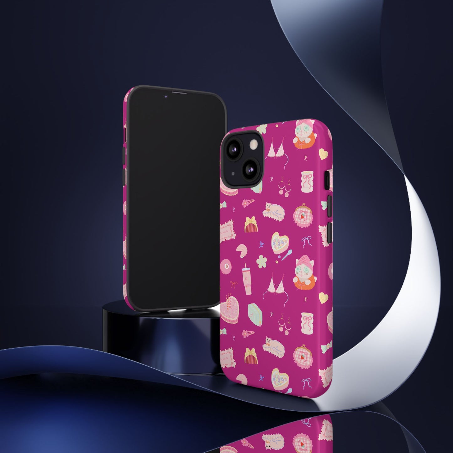 Just a Girl Cute Patterned Phone Case for Tough Protection, Fun Floral Cases, Trendy Accessory, Gift for Her, Vibrant Tech Cover