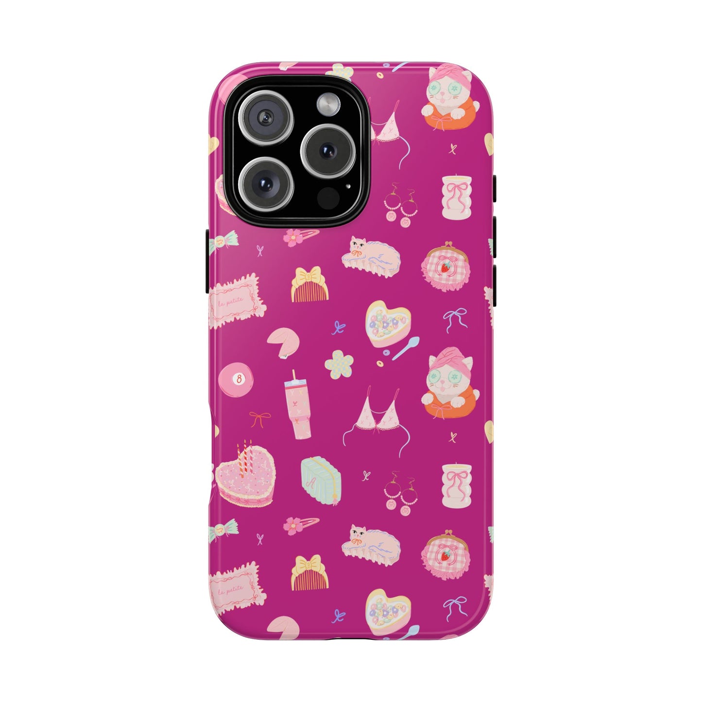 Just a Girl Cute Patterned Phone Case for Tough Protection, Fun Floral Cases, Trendy Accessory, Gift for Her, Vibrant Tech Cover