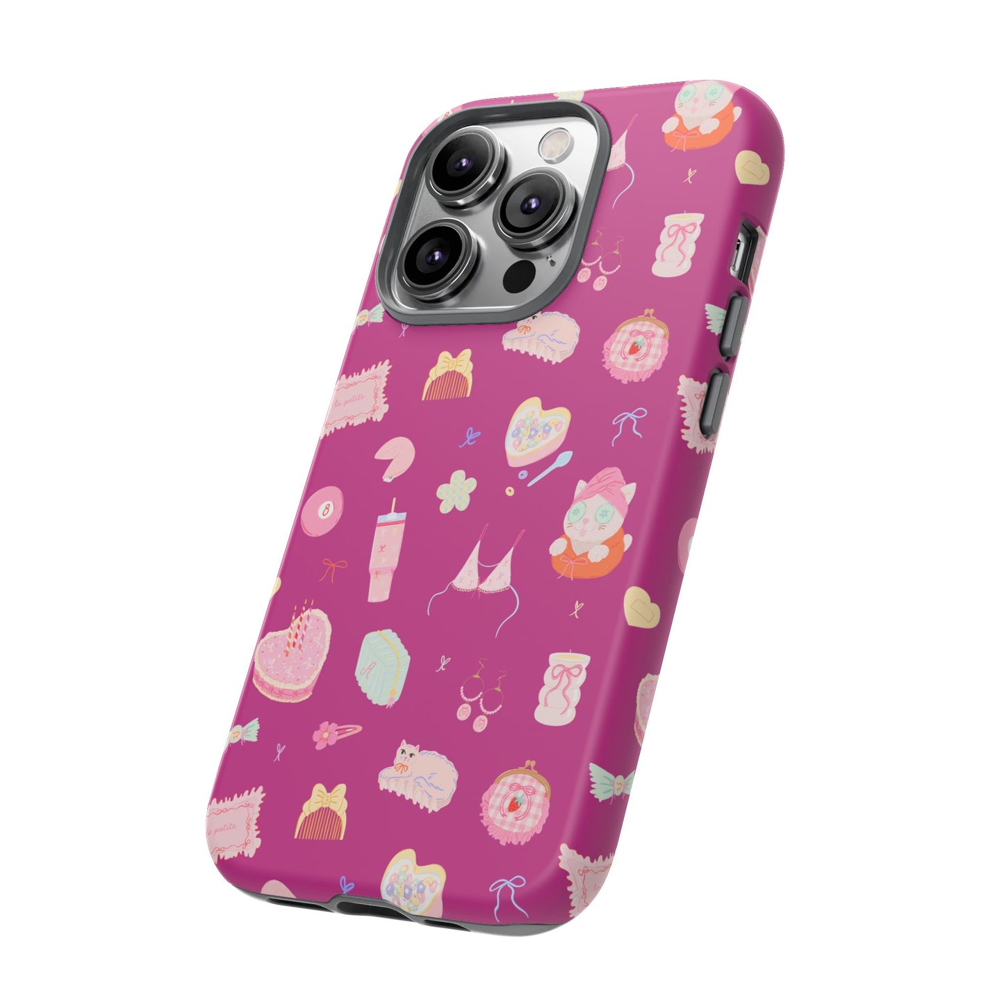 Just a Girl Cute Patterned Phone Case for Tough Protection, Fun Floral Cases, Trendy Accessory, Gift for Her, Vibrant Tech Cover