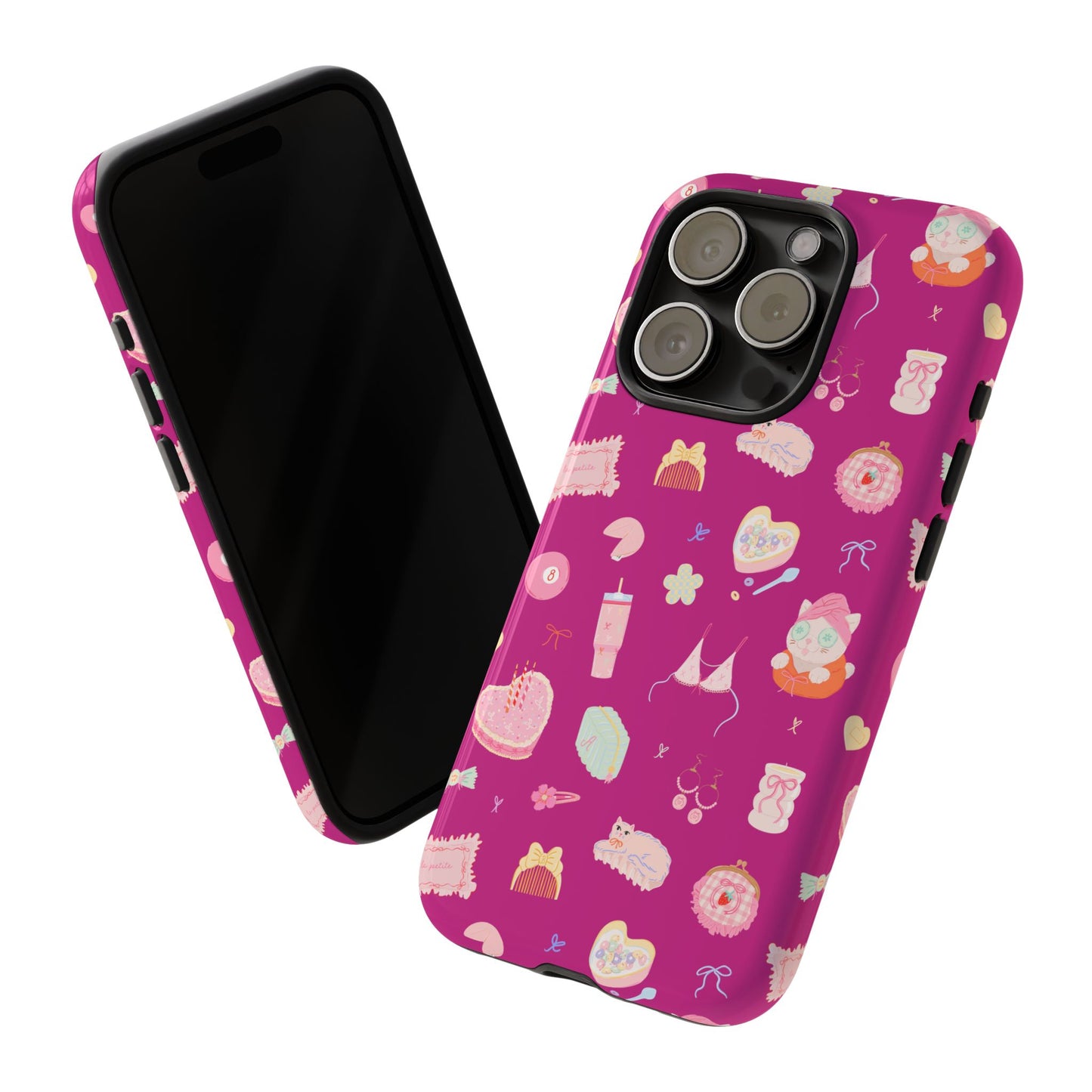 Just a Girl Cute Patterned Phone Case for Tough Protection, Fun Floral Cases, Trendy Accessory, Gift for Her, Vibrant Tech Cover