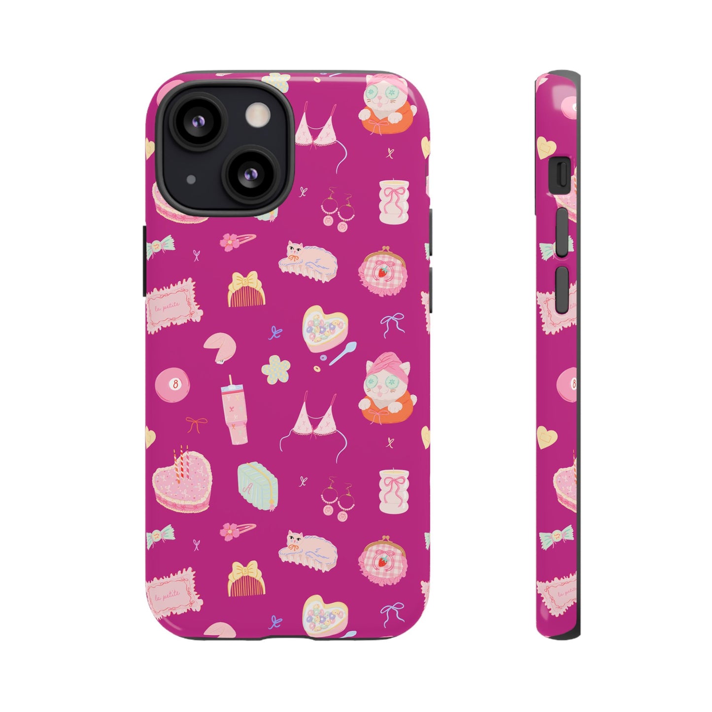 Just a Girl Cute Patterned Phone Case for Tough Protection, Fun Floral Cases, Trendy Accessory, Gift for Her, Vibrant Tech Cover