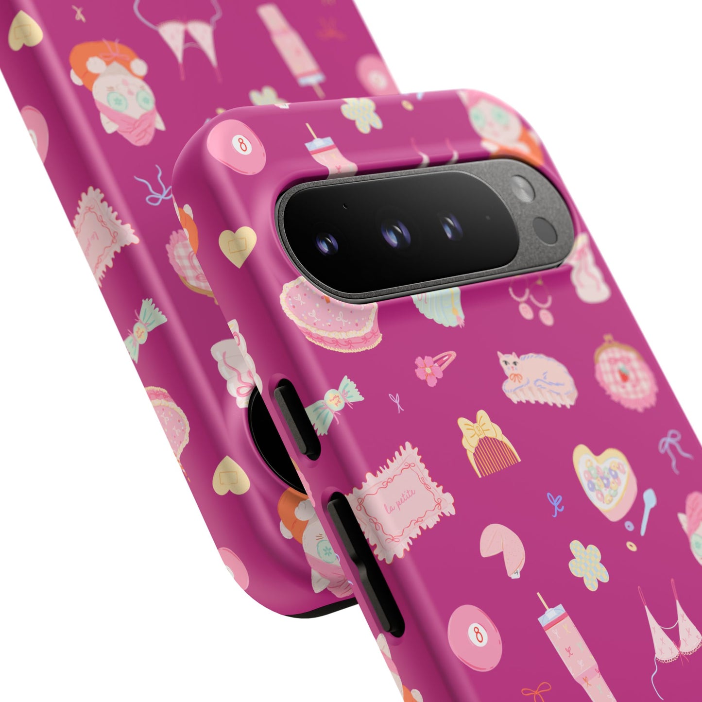 Just a Girl Cute Patterned Phone Case for Tough Protection, Fun Floral Cases, Trendy Accessory, Gift for Her, Vibrant Tech Cover