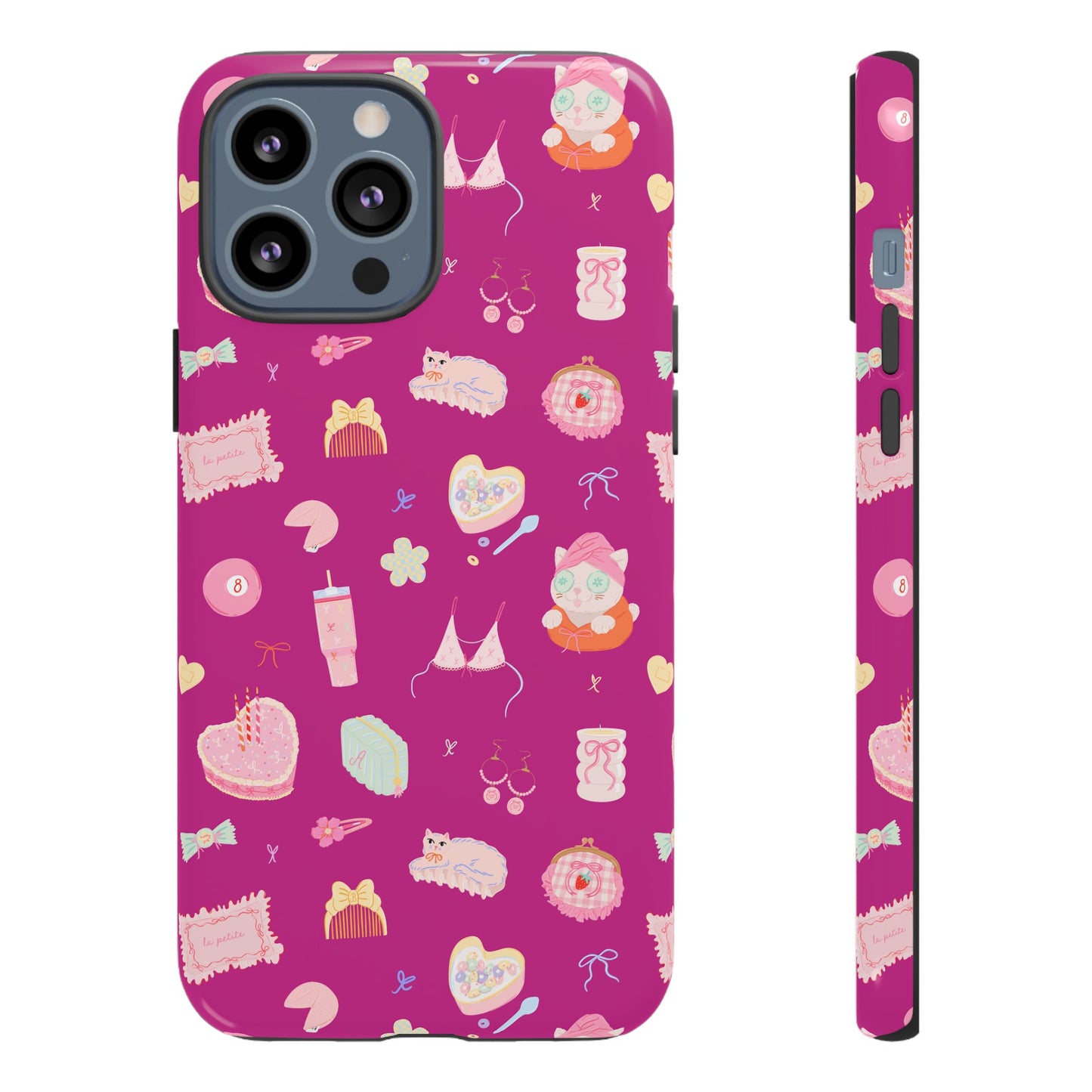 Just a Girl Cute Patterned Phone Case for Tough Protection, Fun Floral Cases, Trendy Accessory, Gift for Her, Vibrant Tech Cover