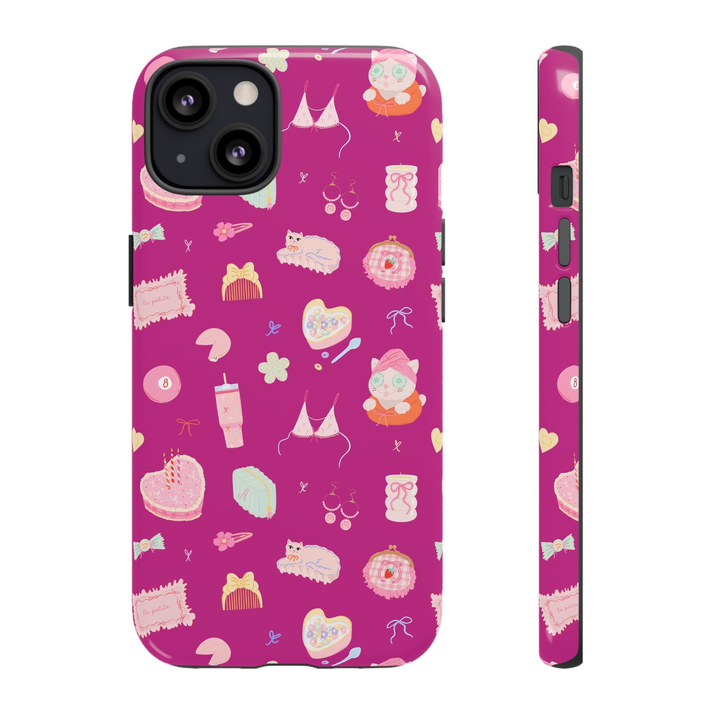 Just a Girl Cute Patterned Phone Case for Tough Protection, Fun Floral Cases, Trendy Accessory, Gift for Her, Vibrant Tech Cover