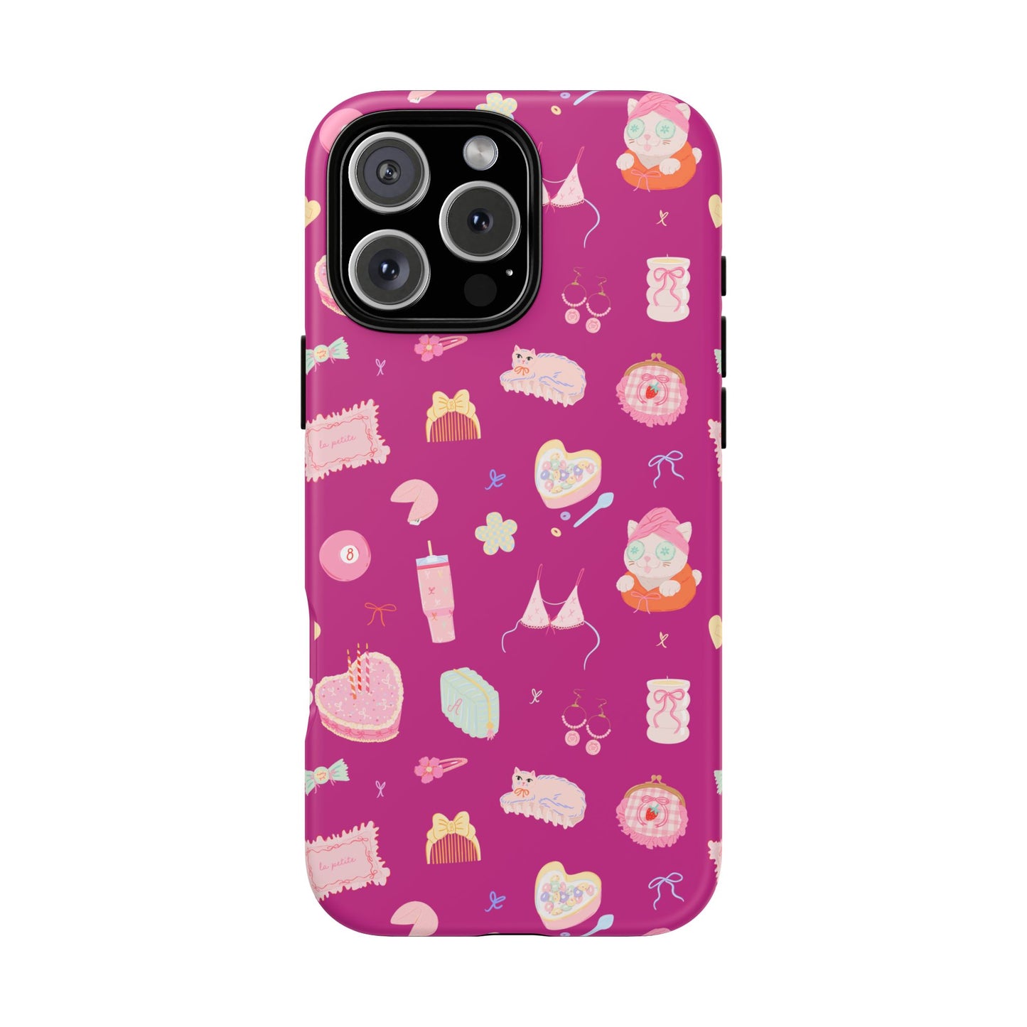 Just a Girl Cute Patterned Phone Case for Tough Protection, Fun Floral Cases, Trendy Accessory, Gift for Her, Vibrant Tech Cover