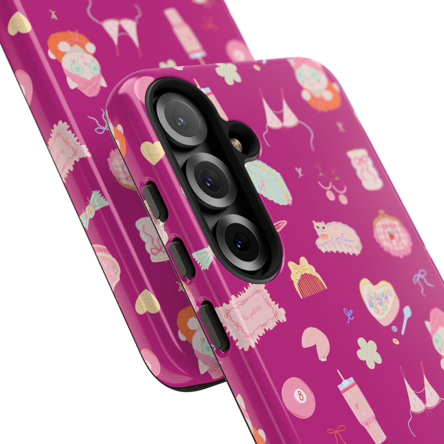 Just a Girl Cute Patterned Phone Case for Tough Protection, Fun Floral Cases, Trendy Accessory, Gift for Her, Vibrant Tech Cover