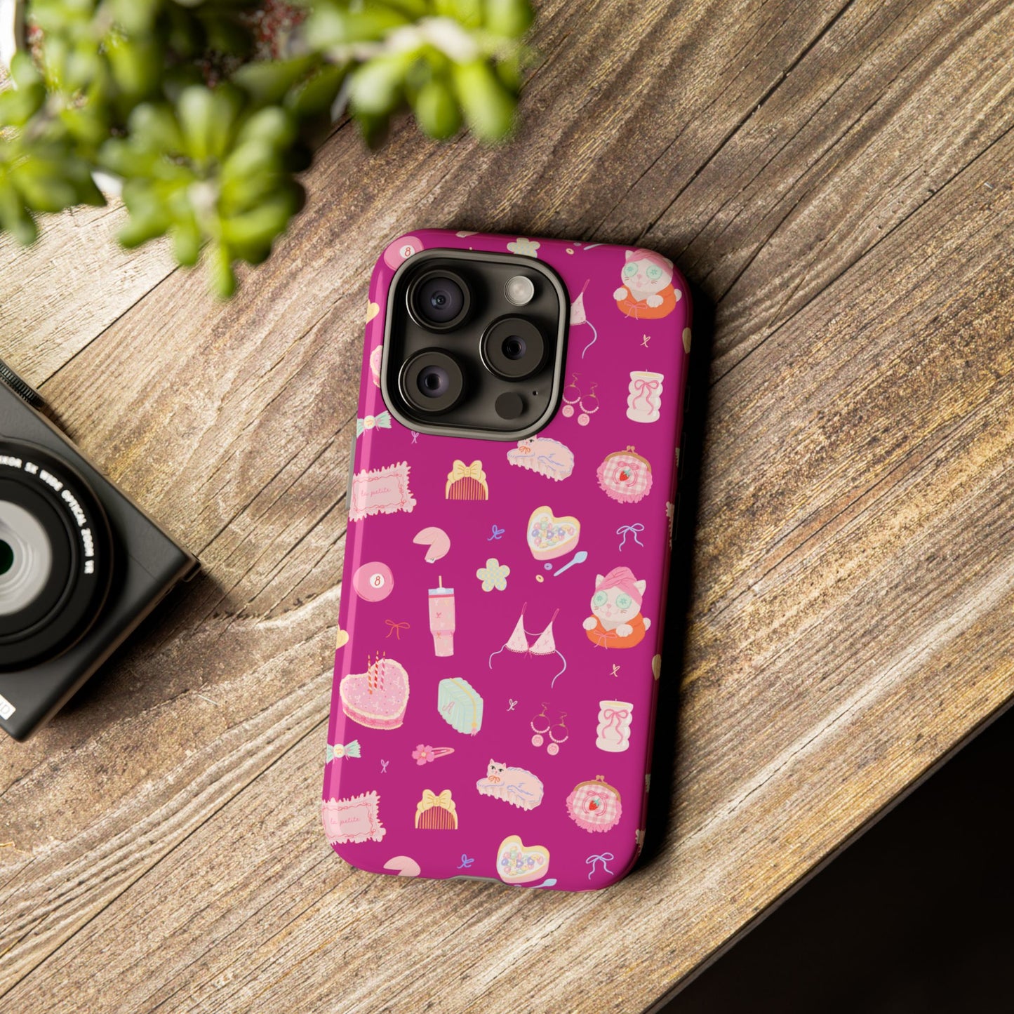Just a Girl Cute Patterned Phone Case for Tough Protection, Fun Floral Cases, Trendy Accessory, Gift for Her, Vibrant Tech Cover