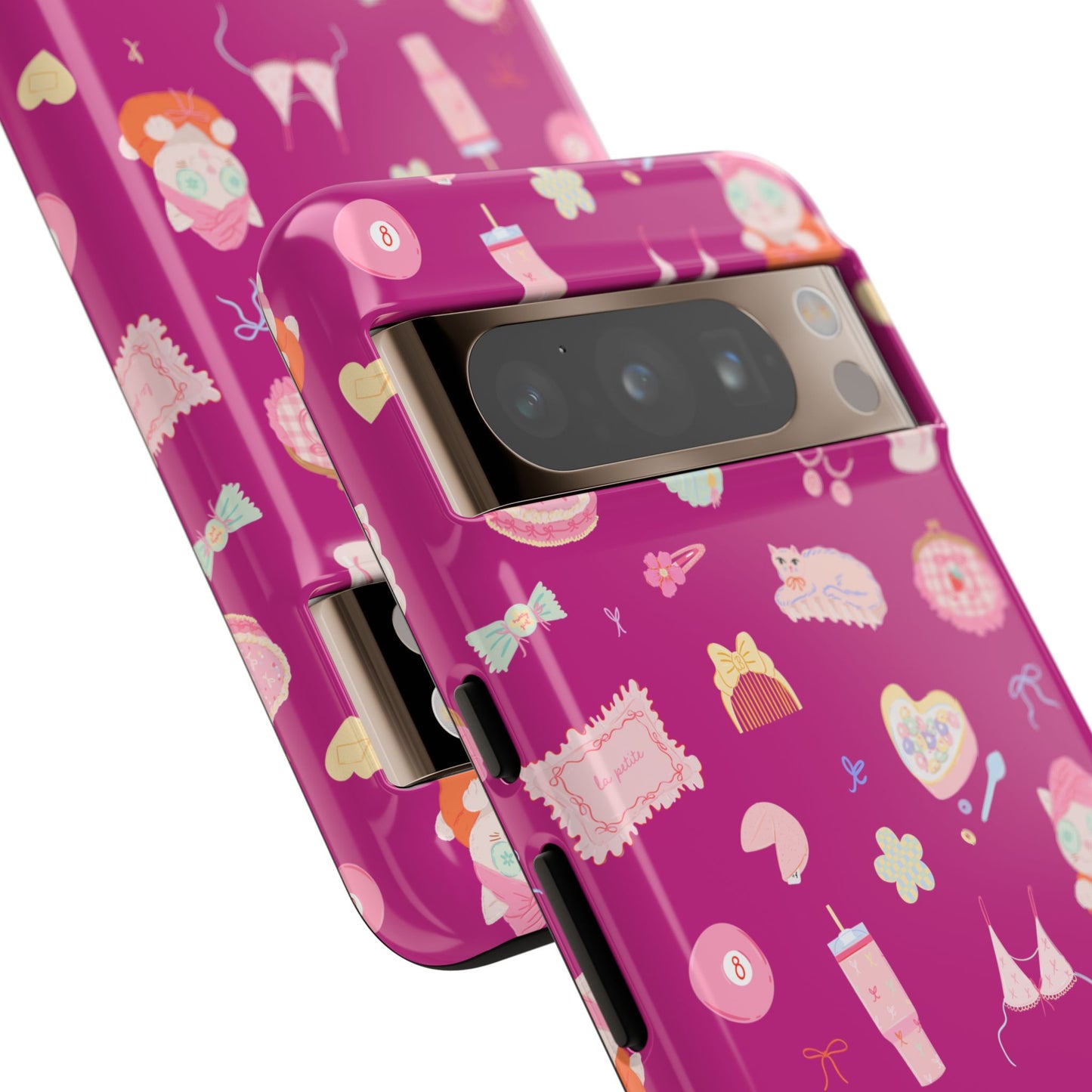 Just a Girl Cute Patterned Phone Case for Tough Protection, Fun Floral Cases, Trendy Accessory, Gift for Her, Vibrant Tech Cover