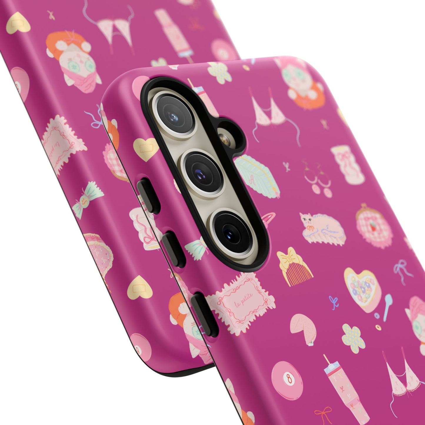 Just a Girl Cute Patterned Phone Case for Tough Protection, Fun Floral Cases, Trendy Accessory, Gift for Her, Vibrant Tech Cover