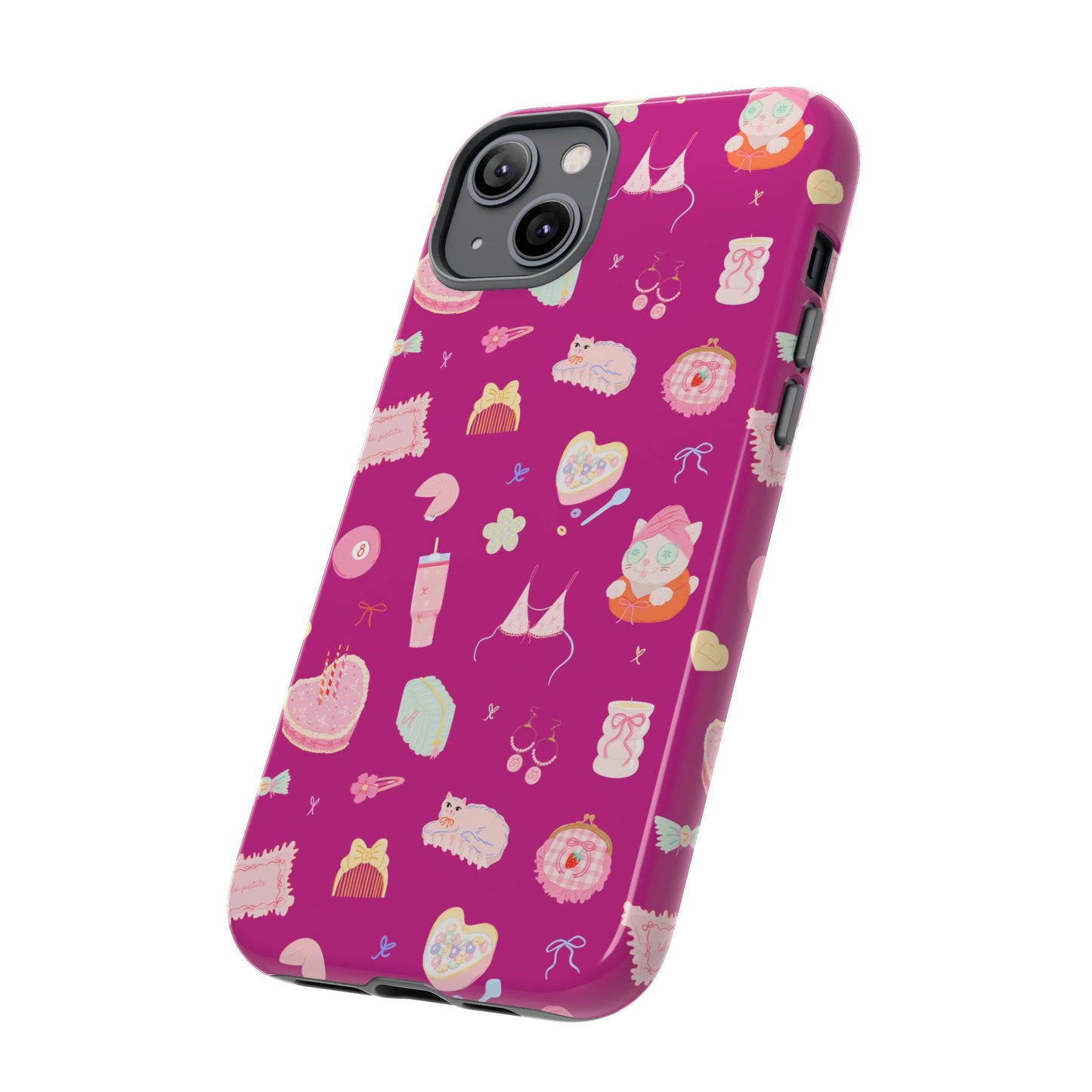 Just a Girl Cute Patterned Phone Case for Tough Protection, Fun Floral Cases, Trendy Accessory, Gift for Her, Vibrant Tech Cover