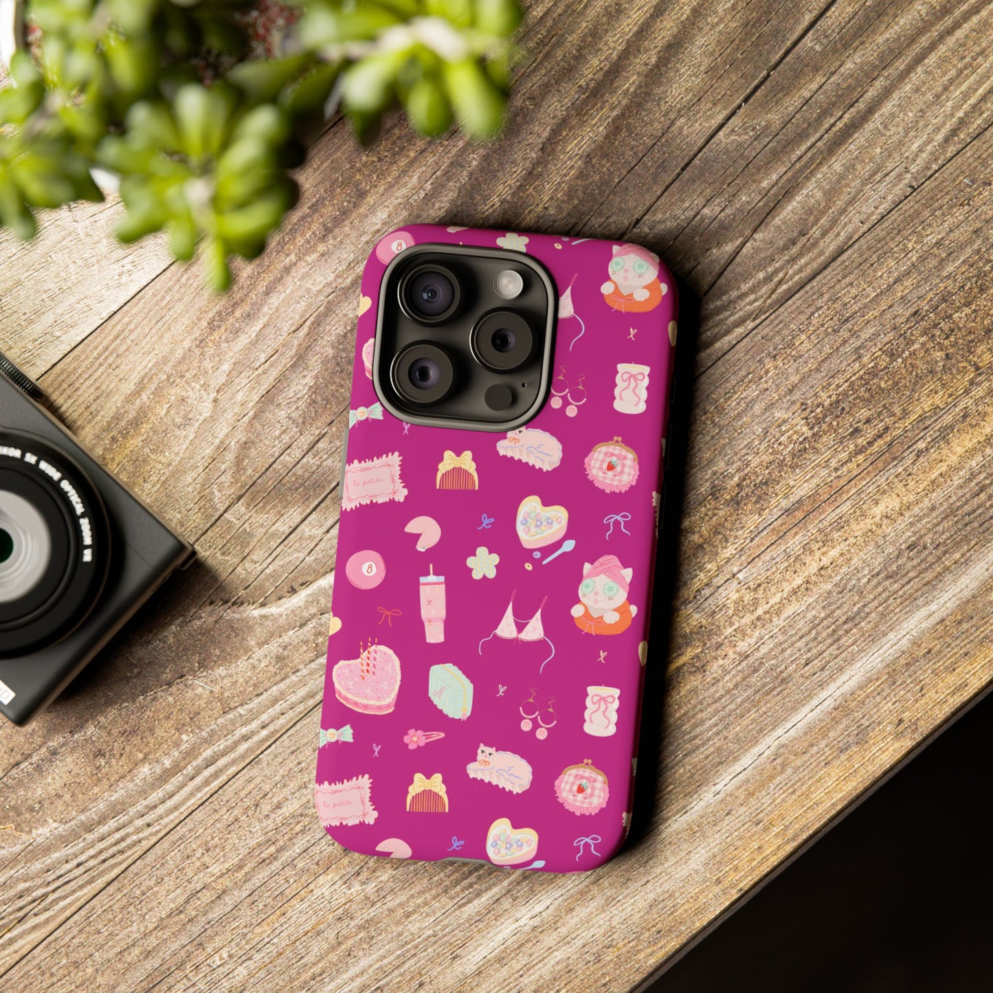 Just a Girl Cute Patterned Phone Case for Tough Protection, Fun Floral Cases, Trendy Accessory, Gift for Her, Vibrant Tech Cover