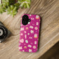 Just a Girl Cute Patterned Phone Case for Tough Protection, Fun Floral Cases, Trendy Accessory, Gift for Her, Vibrant Tech Cover