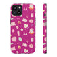 Just a Girl Cute Patterned Phone Case for Tough Protection, Fun Floral Cases, Trendy Accessory, Gift for Her, Vibrant Tech Cover