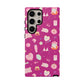 Just a Girl Cute Patterned Phone Case for Tough Protection, Fun Floral Cases, Trendy Accessory, Gift for Her, Vibrant Tech Cover