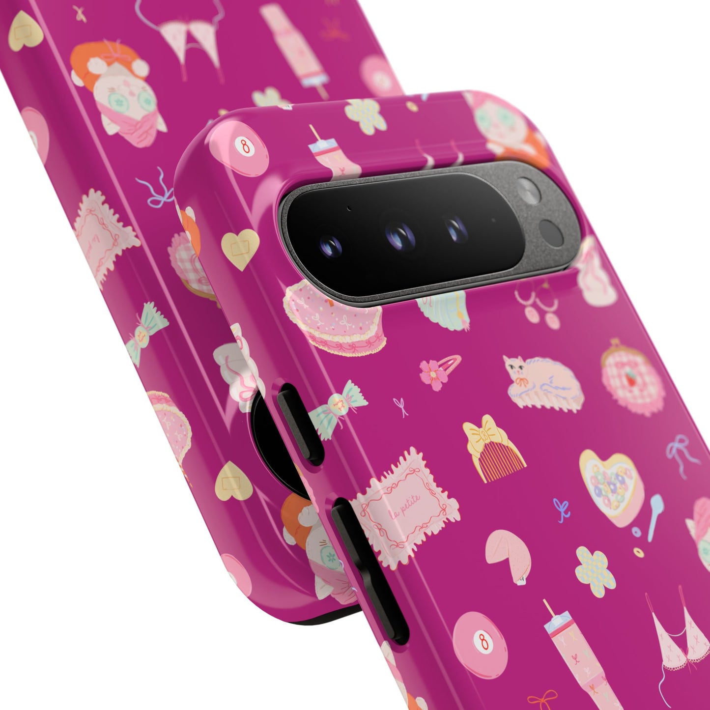 Just a Girl Cute Patterned Phone Case for Tough Protection, Fun Floral Cases, Trendy Accessory, Gift for Her, Vibrant Tech Cover
