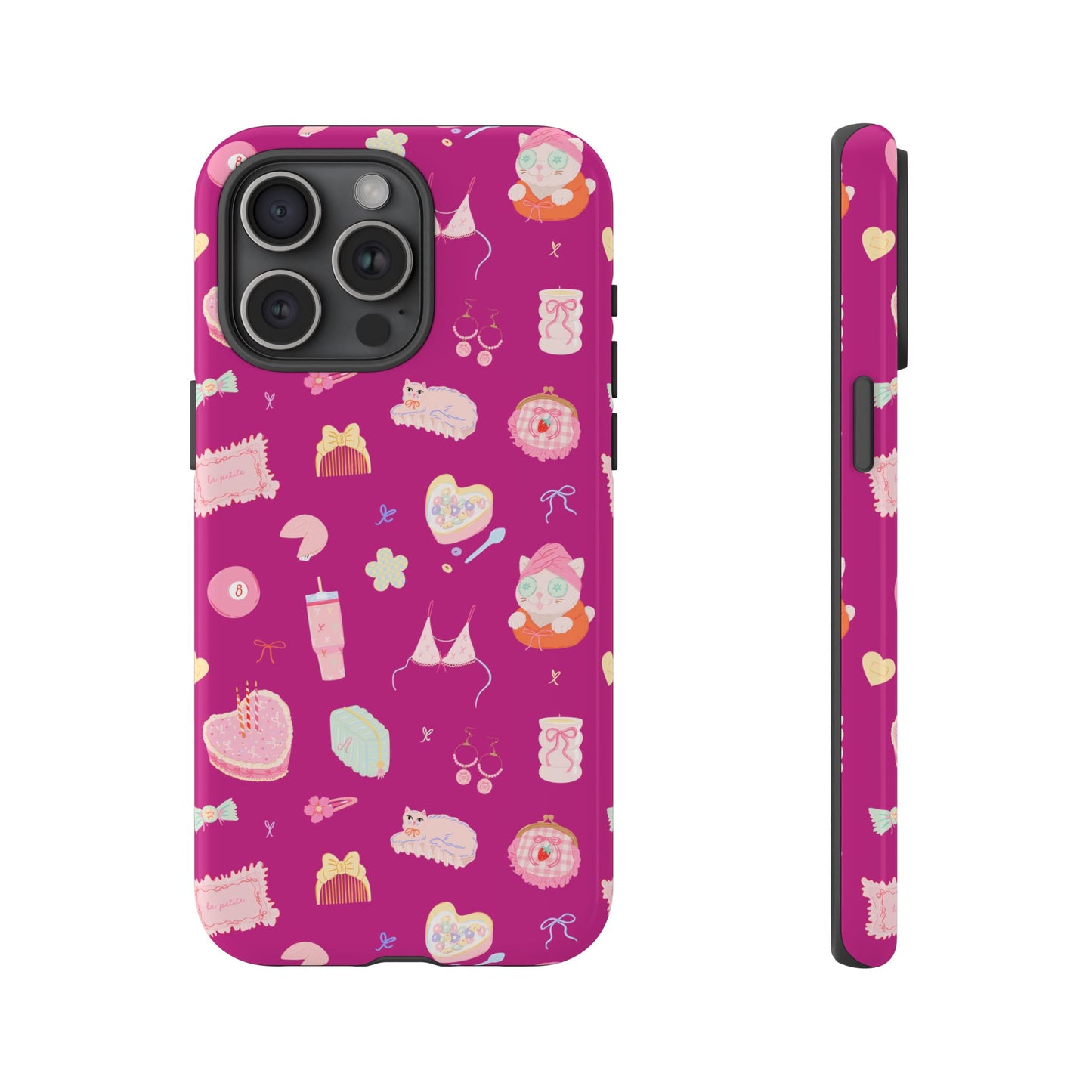 Just a Girl Cute Patterned Phone Case for Tough Protection, Fun Floral Cases, Trendy Accessory, Gift for Her, Vibrant Tech Cover