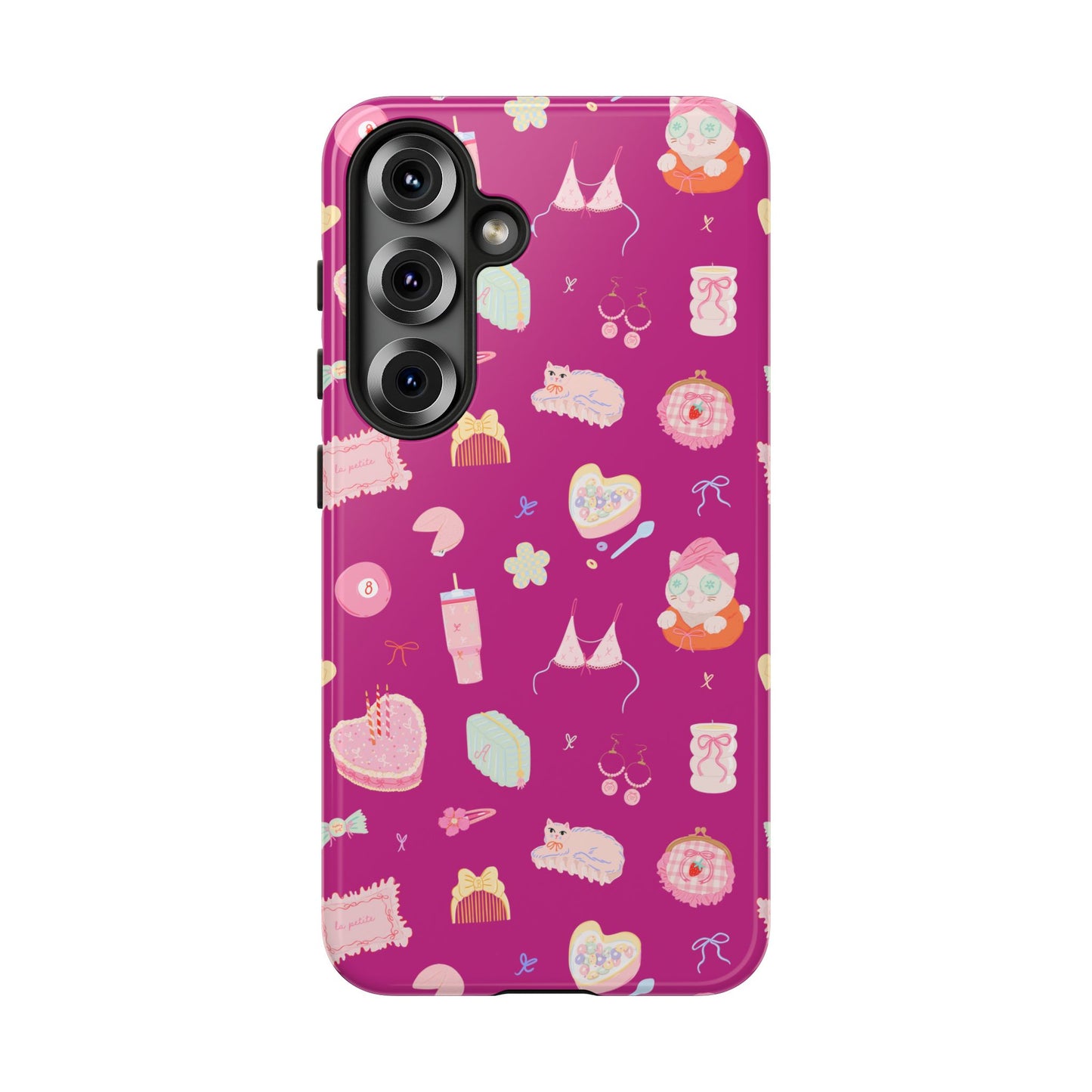 Just a Girl Cute Patterned Phone Case for Tough Protection, Fun Floral Cases, Trendy Accessory, Gift for Her, Vibrant Tech Cover