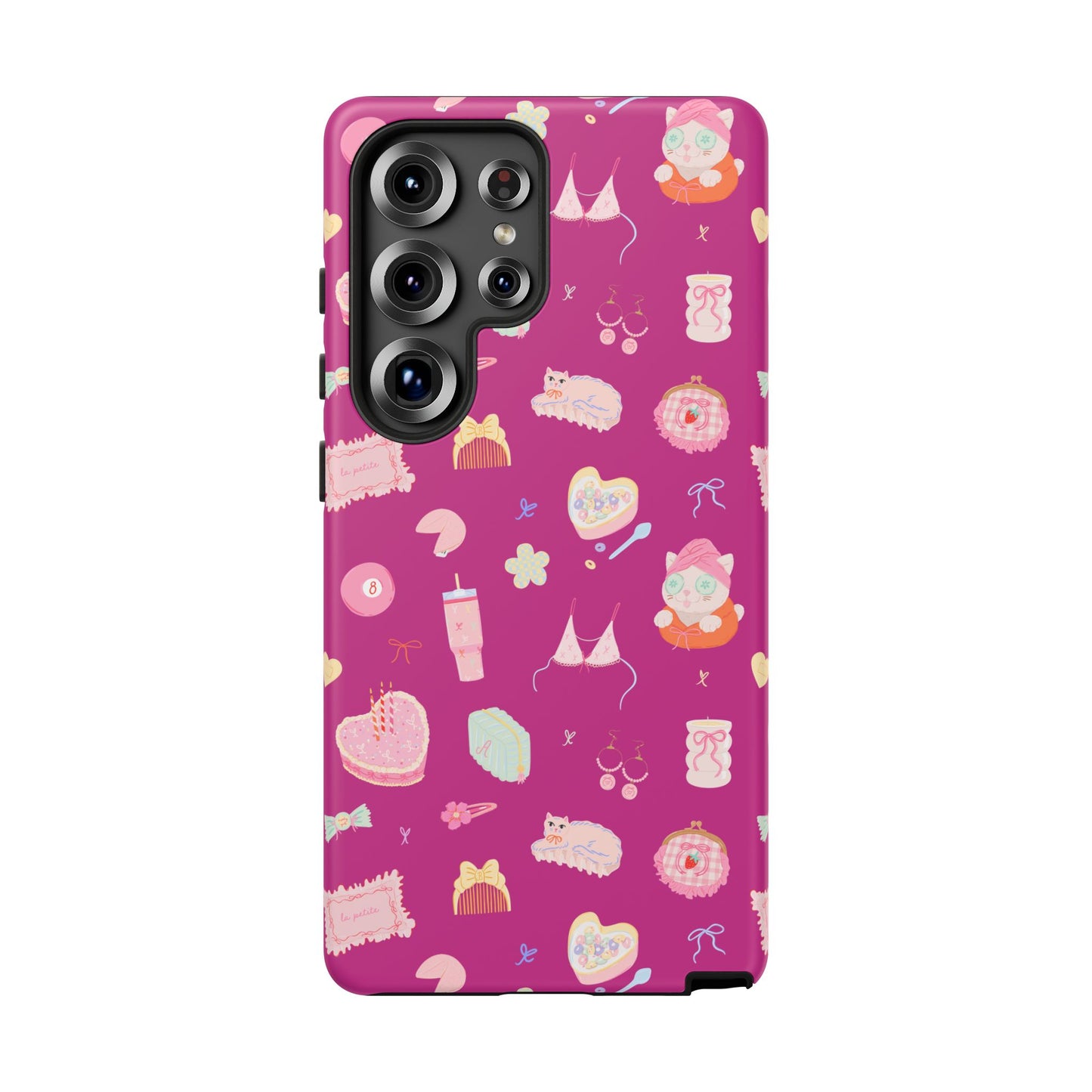 Just a Girl Cute Patterned Phone Case for Tough Protection, Fun Floral Cases, Trendy Accessory, Gift for Her, Vibrant Tech Cover