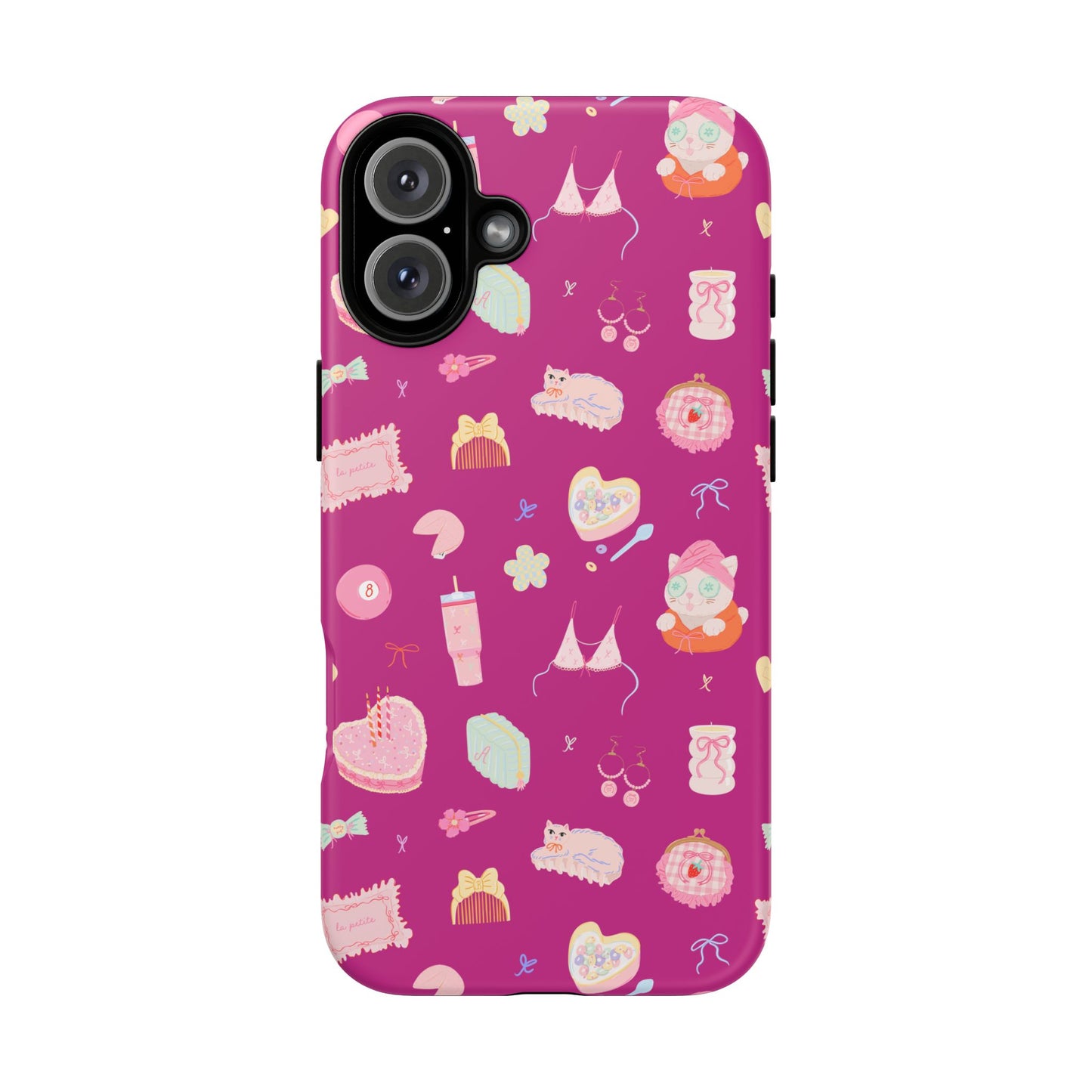 Just a Girl Cute Patterned Phone Case for Tough Protection, Fun Floral Cases, Trendy Accessory, Gift for Her, Vibrant Tech Cover