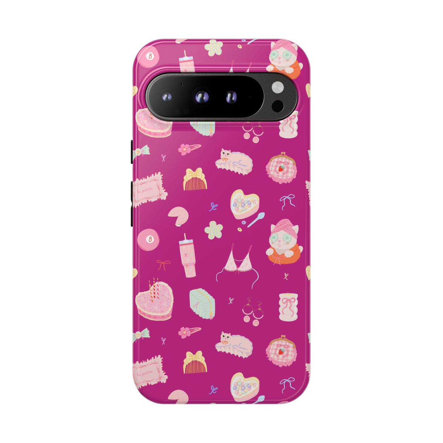 Just a Girl Cute Patterned Phone Case for Tough Protection, Fun Floral Cases, Trendy Accessory, Gift for Her, Vibrant Tech Cover