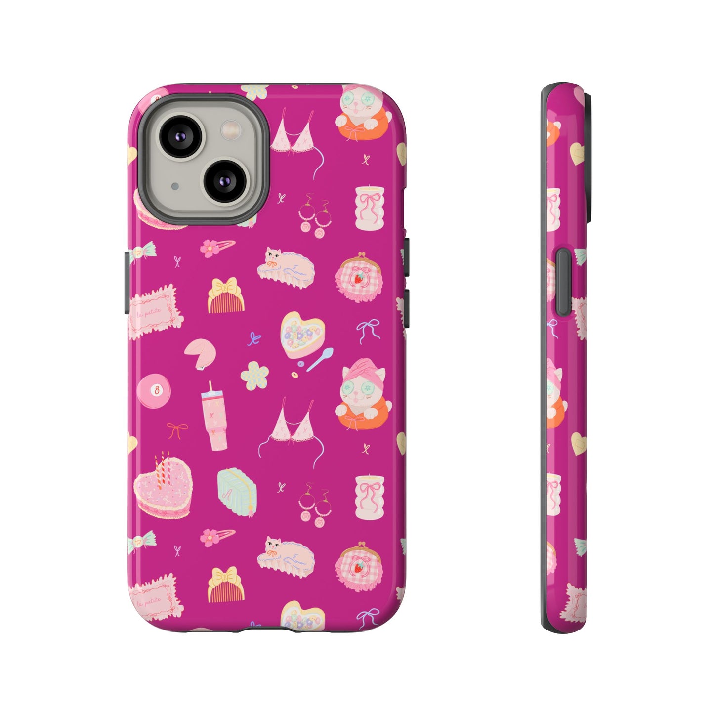 Just a Girl Cute Patterned Phone Case for Tough Protection, Fun Floral Cases, Trendy Accessory, Gift for Her, Vibrant Tech Cover