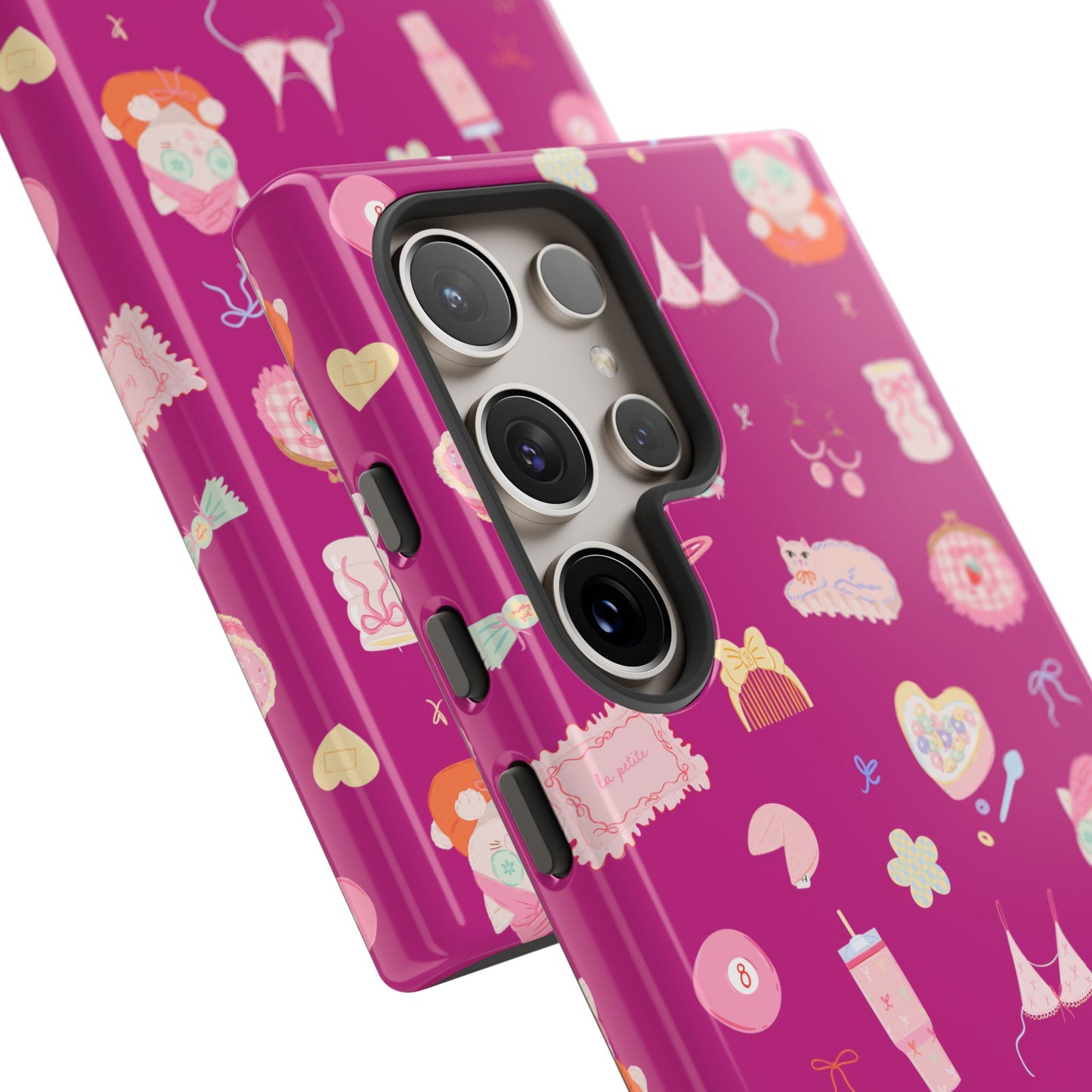 Just a Girl Cute Patterned Phone Case for Tough Protection, Fun Floral Cases, Trendy Accessory, Gift for Her, Vibrant Tech Cover