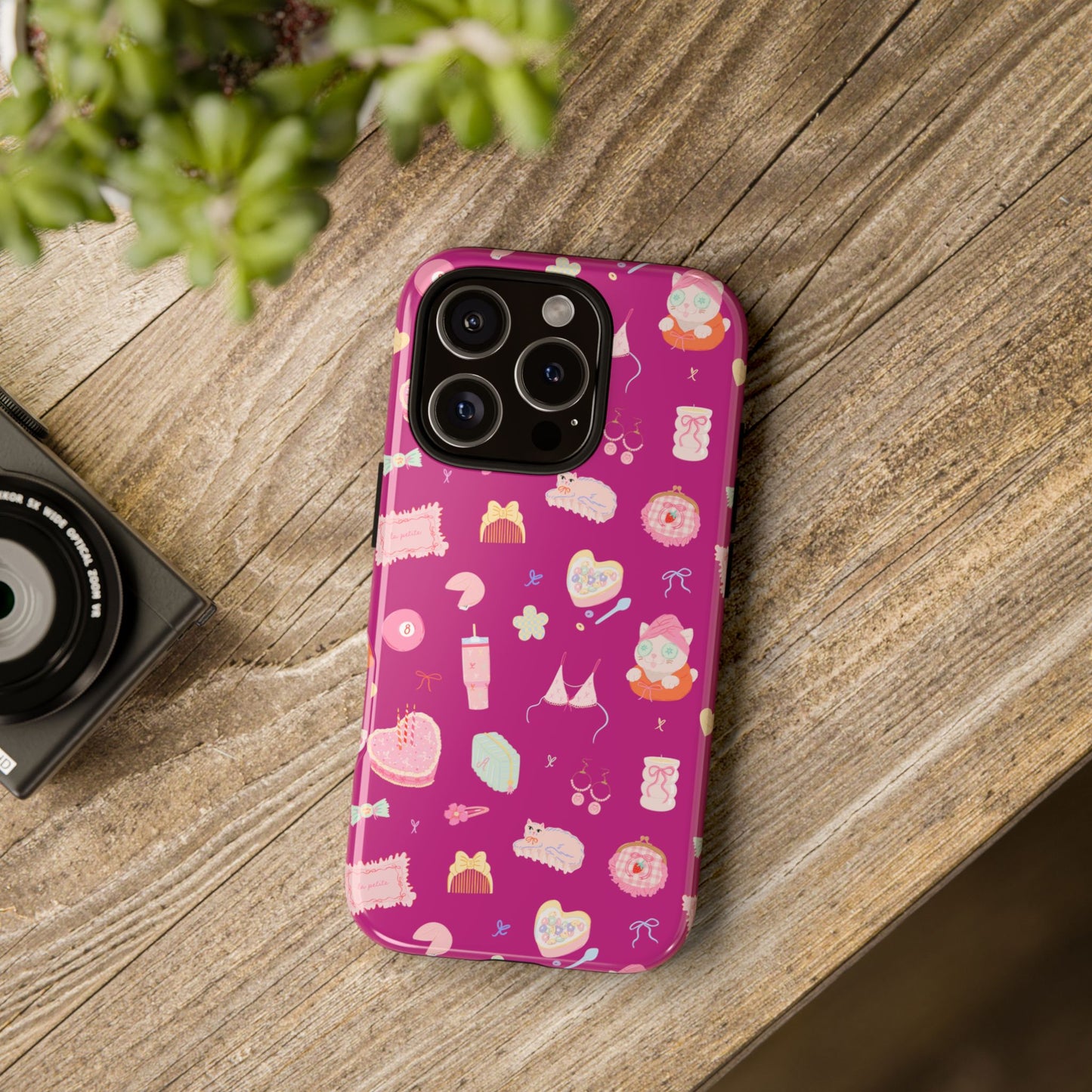 Just a Girl Cute Patterned Phone Case for Tough Protection, Fun Floral Cases, Trendy Accessory, Gift for Her, Vibrant Tech Cover