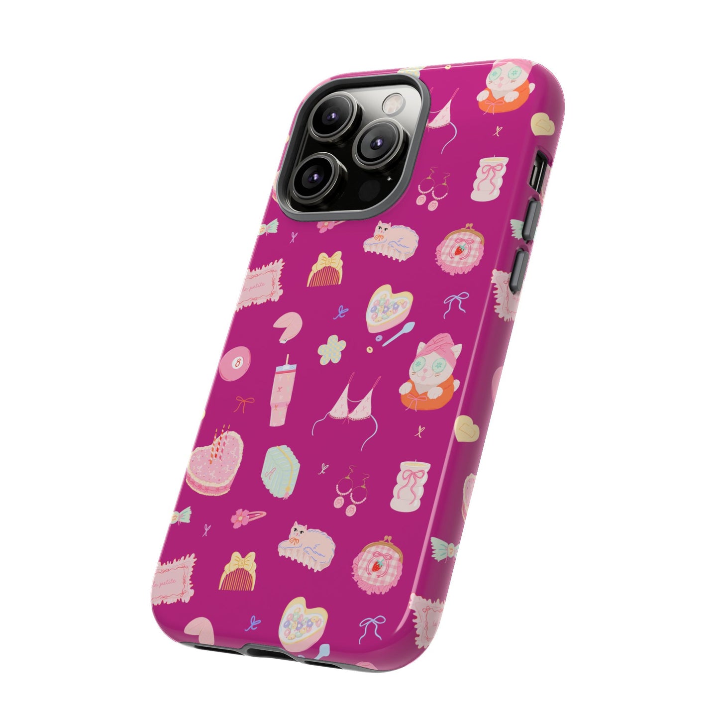 Just a Girl Cute Patterned Phone Case for Tough Protection, Fun Floral Cases, Trendy Accessory, Gift for Her, Vibrant Tech Cover