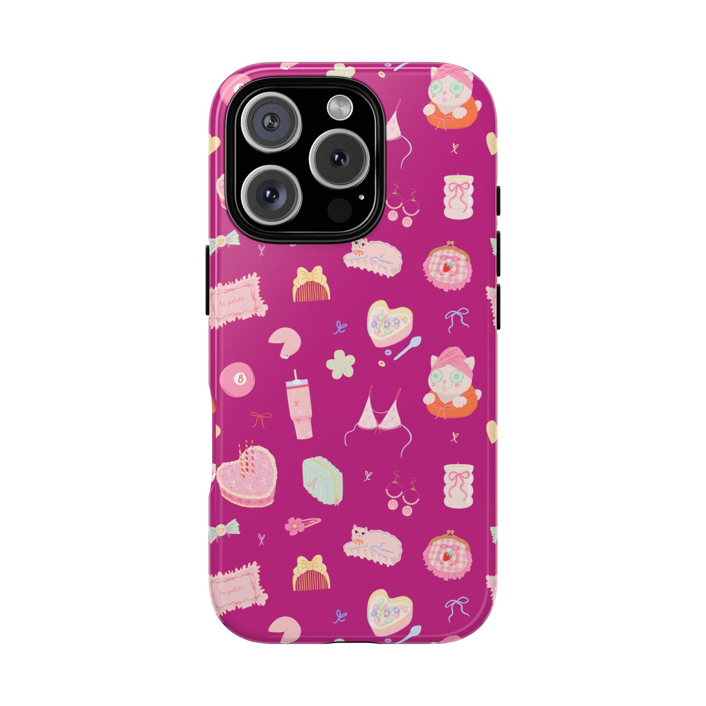 Just a Girl Cute Patterned Phone Case for Tough Protection, Fun Floral Cases, Trendy Accessory, Gift for Her, Vibrant Tech Cover